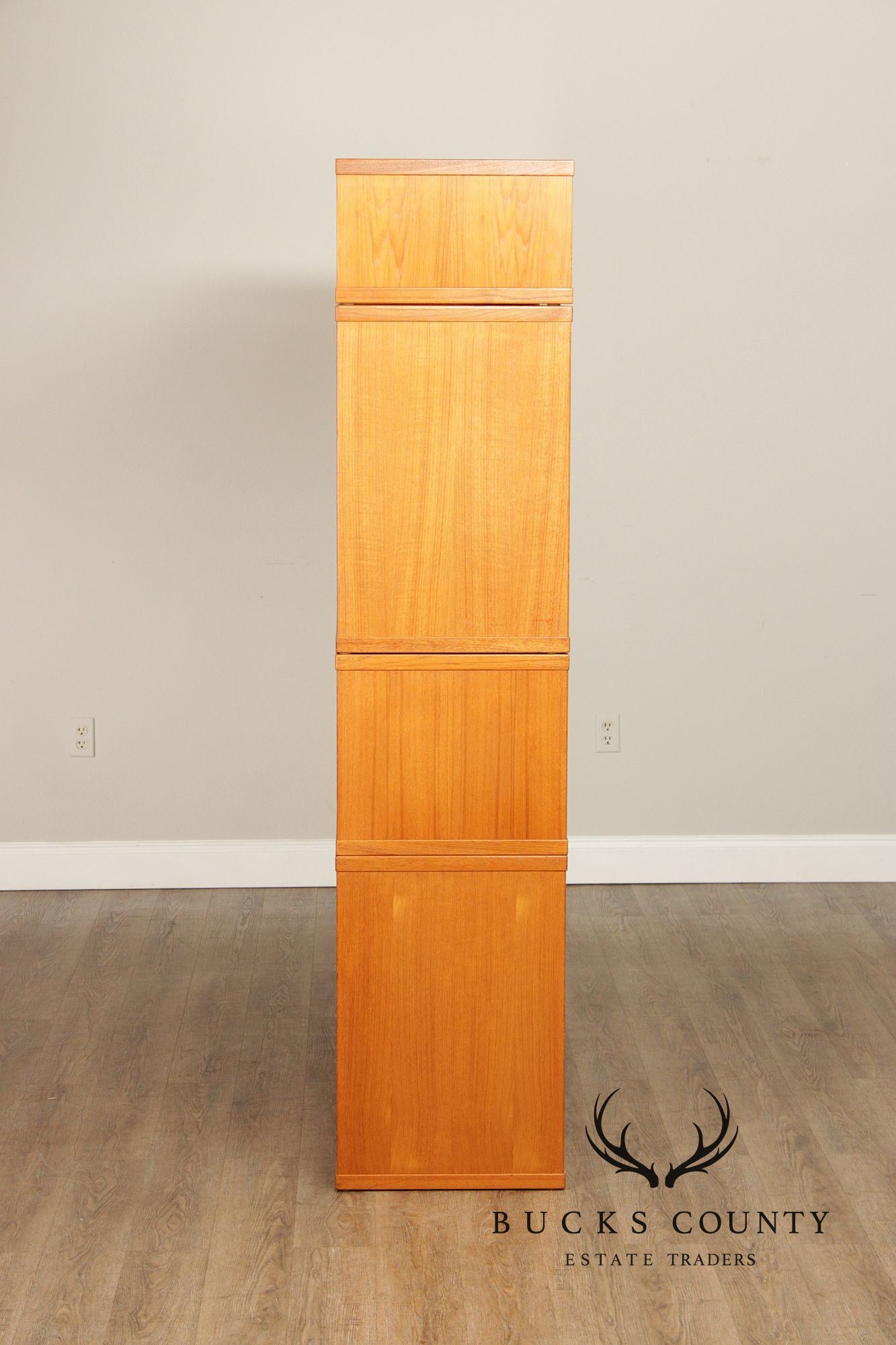 Danish Modern Teak Modular Bookcase
