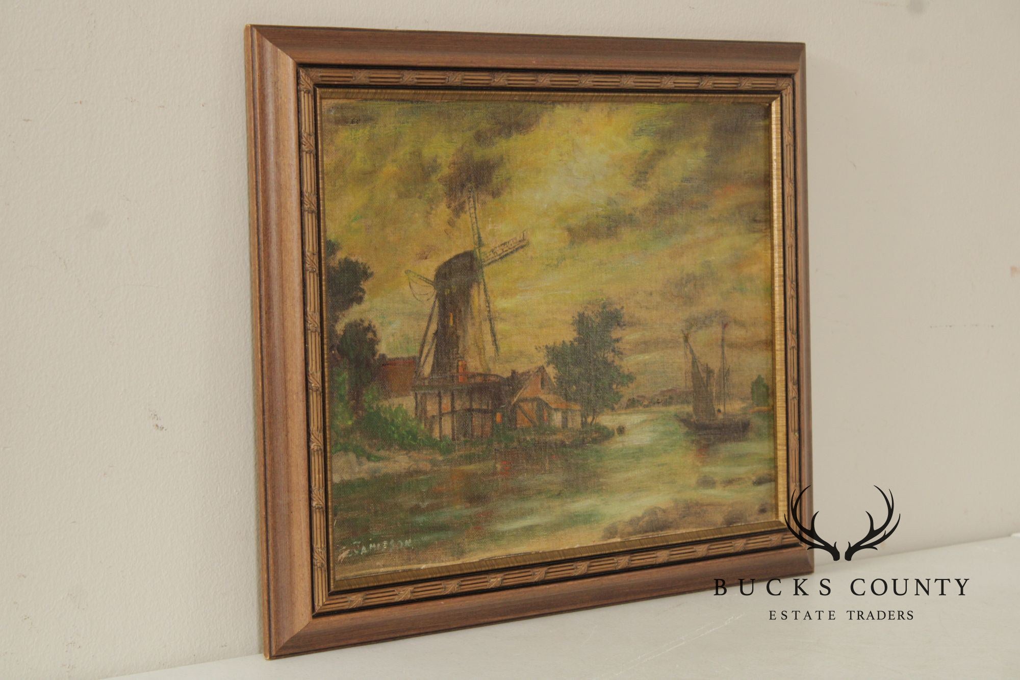 After Eugen Von Ottenfeld Painting, 'Raining Moonbeans