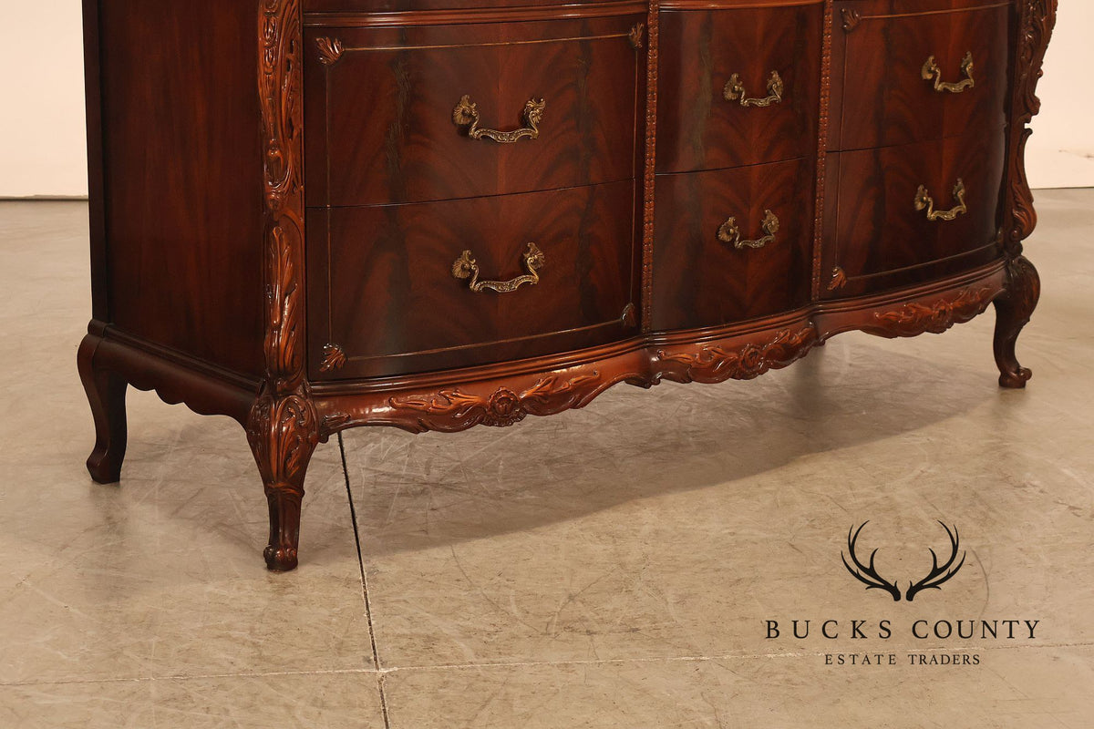 Vintage 1940s Mahogany Chest of Drawers