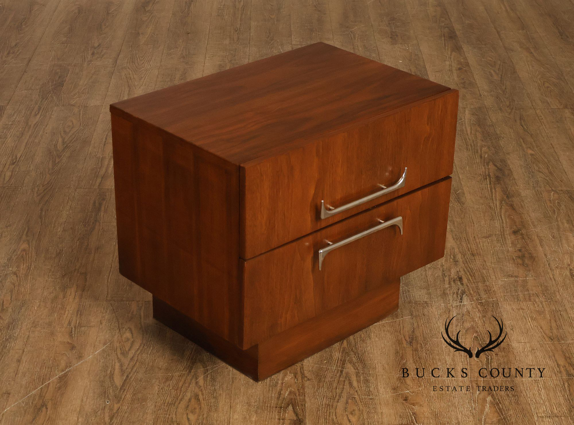 Craft Associates Mid Century Modern Walnut Nightstand
