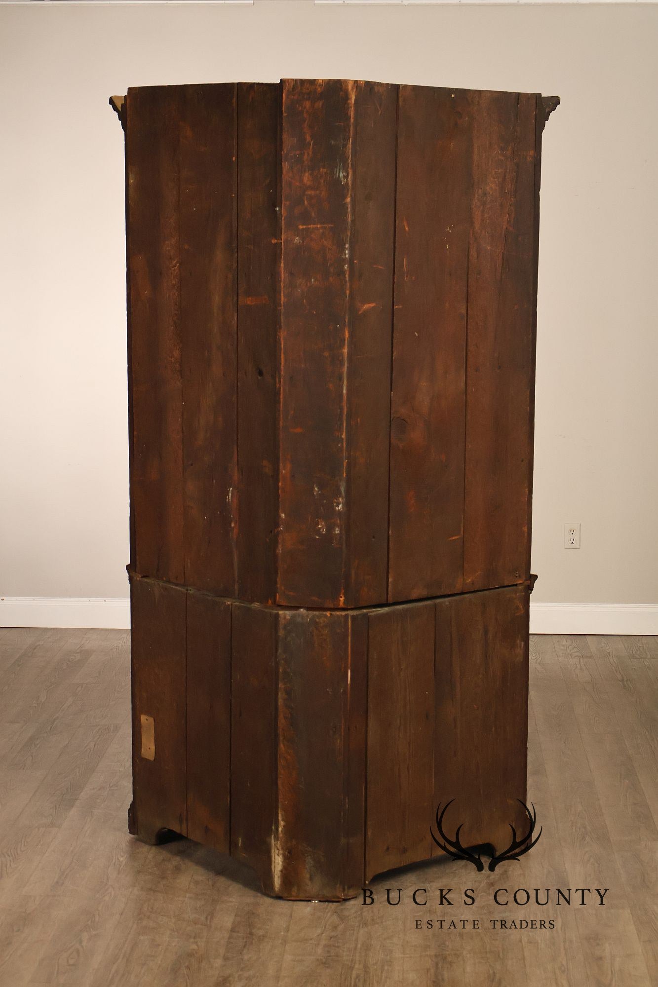 Antique American Walnut Corner Cabinet