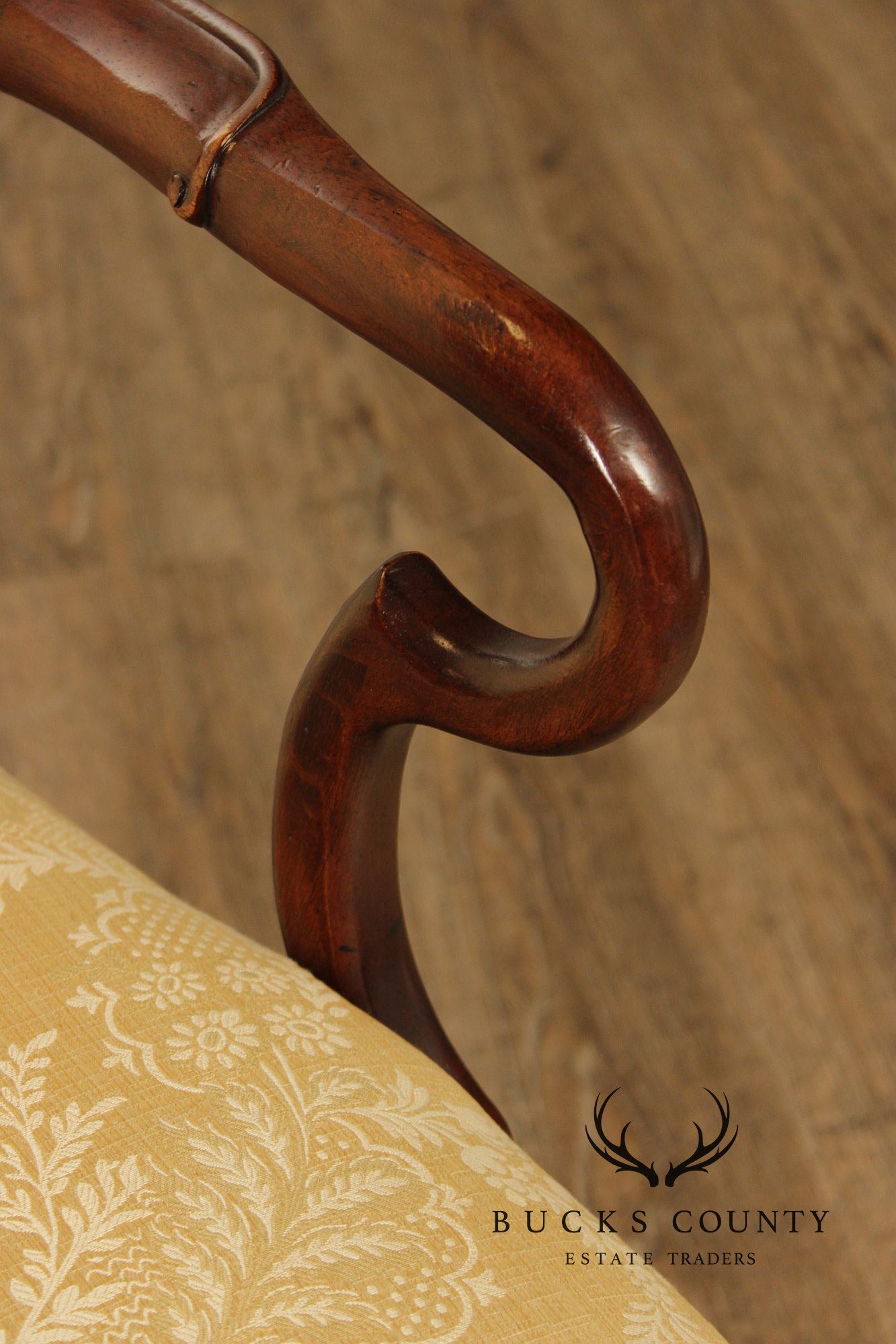 Century Furniture Chippendale Style Pair of Carved Mahogany Armchairs