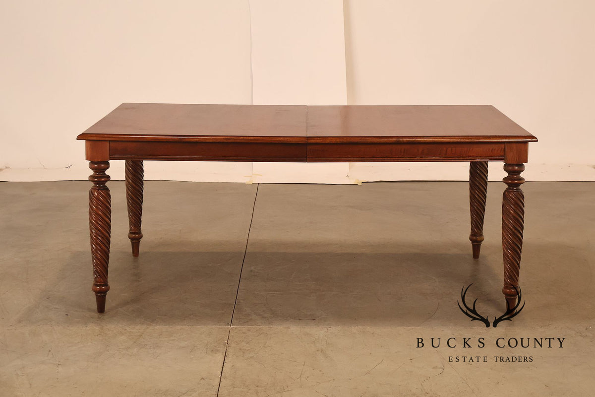 Ethan Allen British Classics Maple And Birch Dining Table