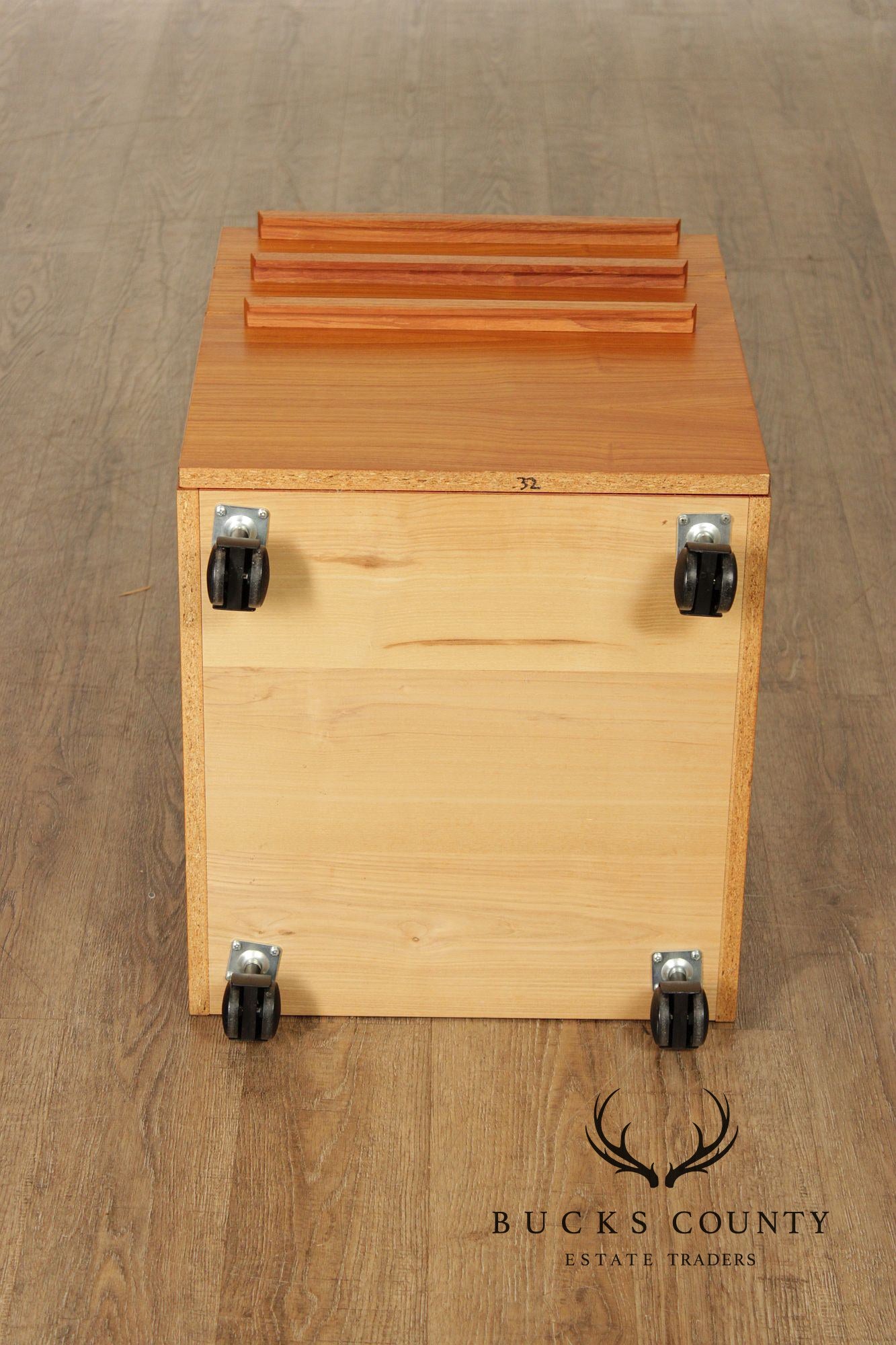 Interform Collection Danish Modern Teak Filing Cabinet