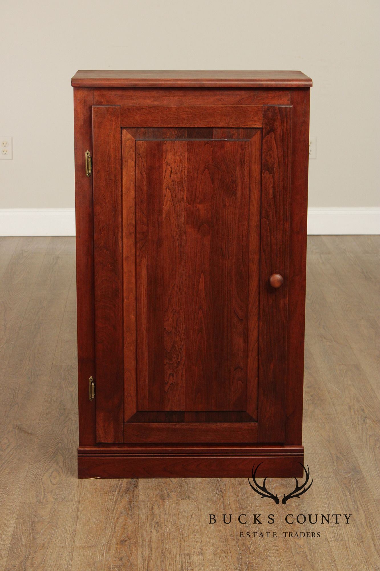 Woxall Woodcraft Custom Solid Cherry One Door Cabinet