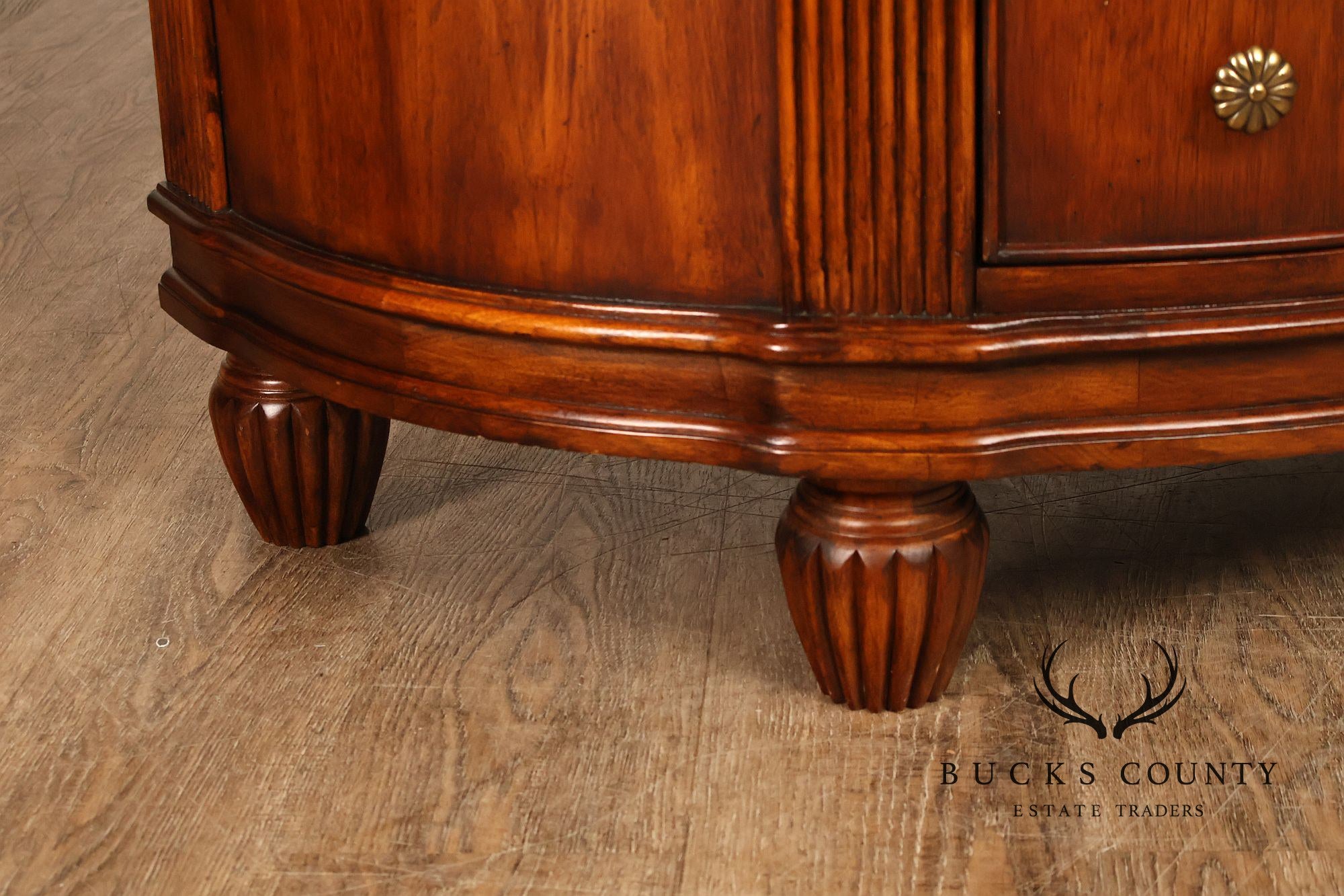 Hooker Furniture Seven Seas Mahogany Demilune Console Chest