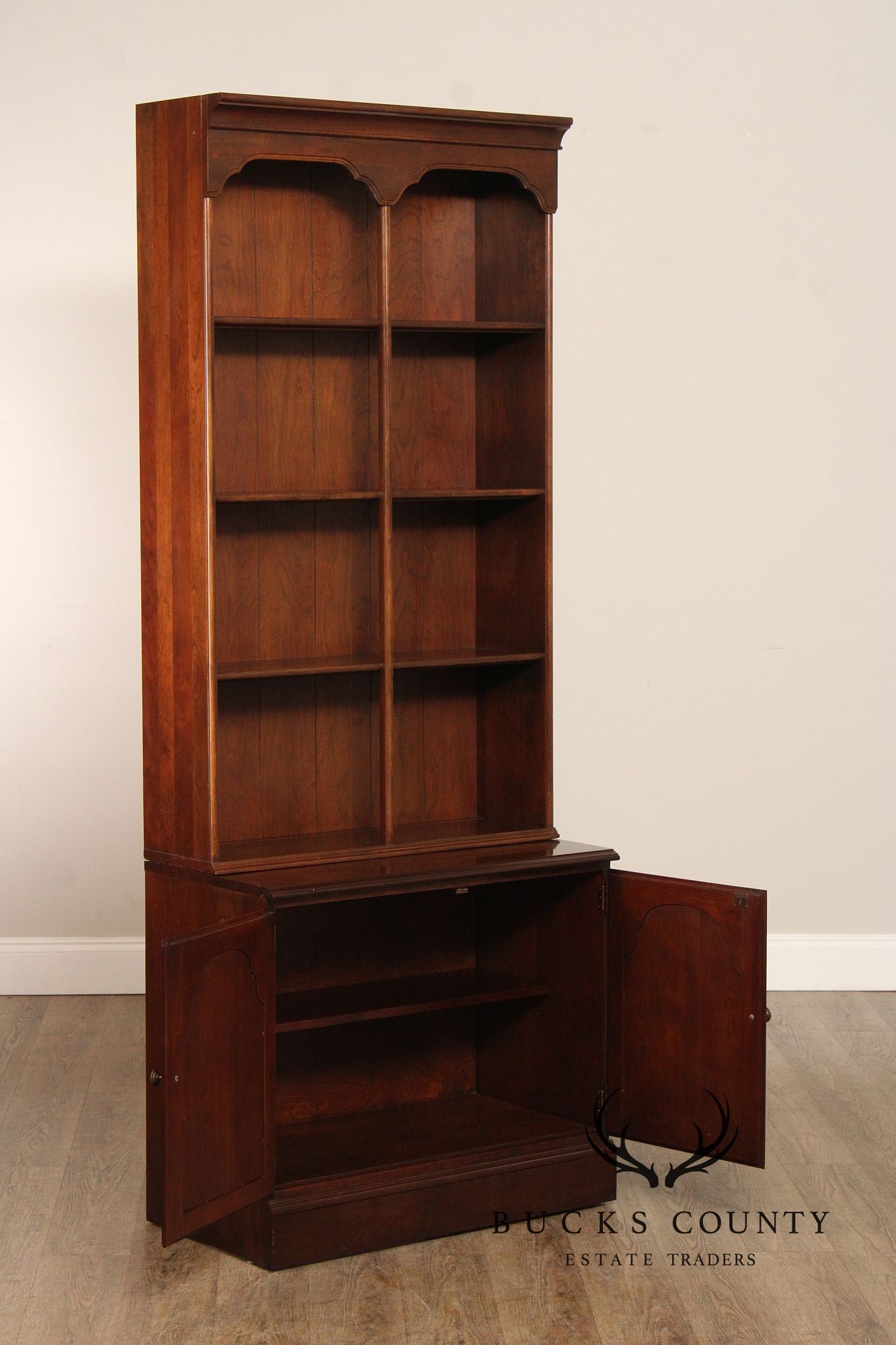 Kling Furniture Vintage Pair of Cherry Bookcases