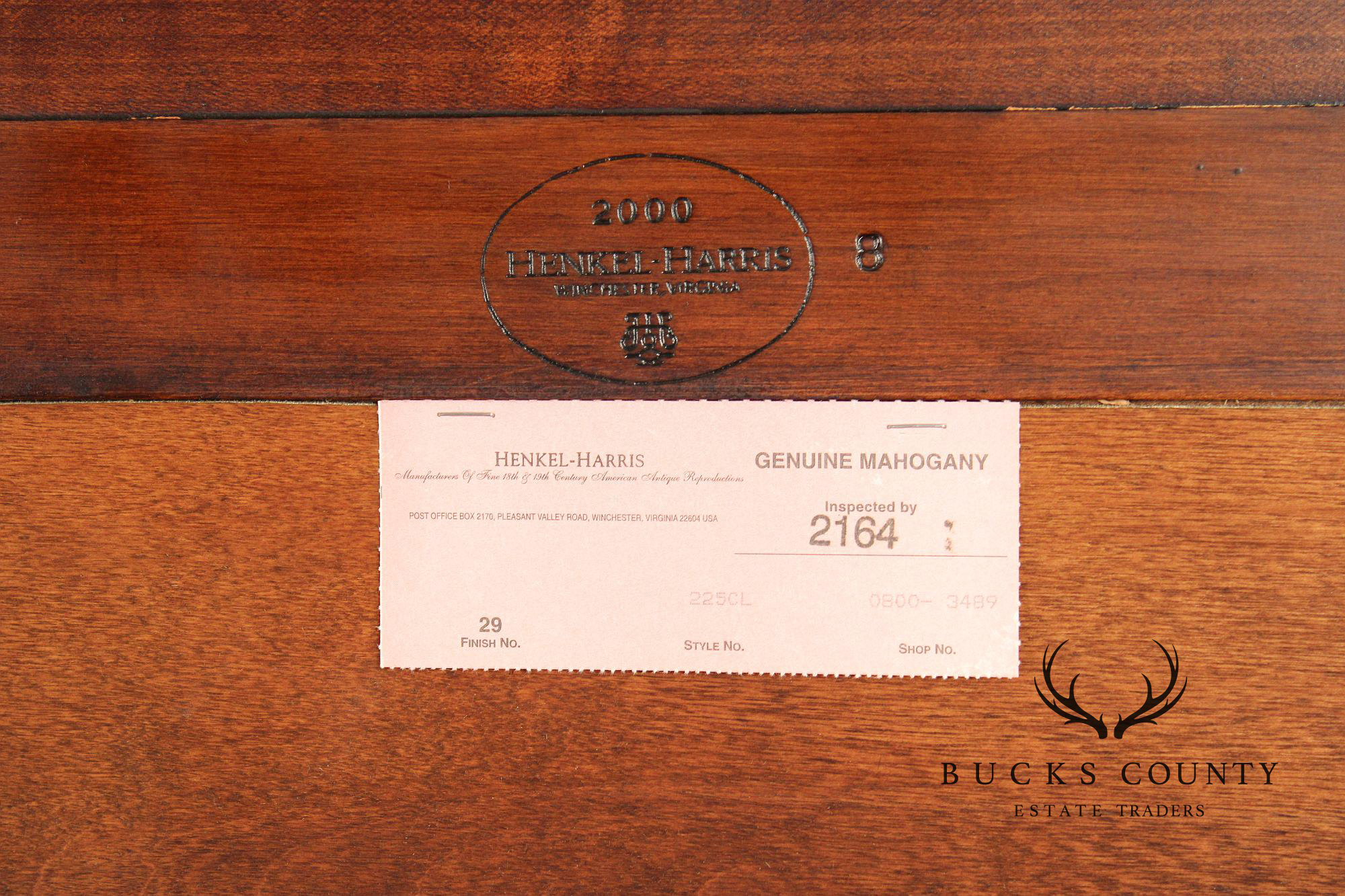 Henkel Harris Regency Style Mahogany Breakfront China Cabinet