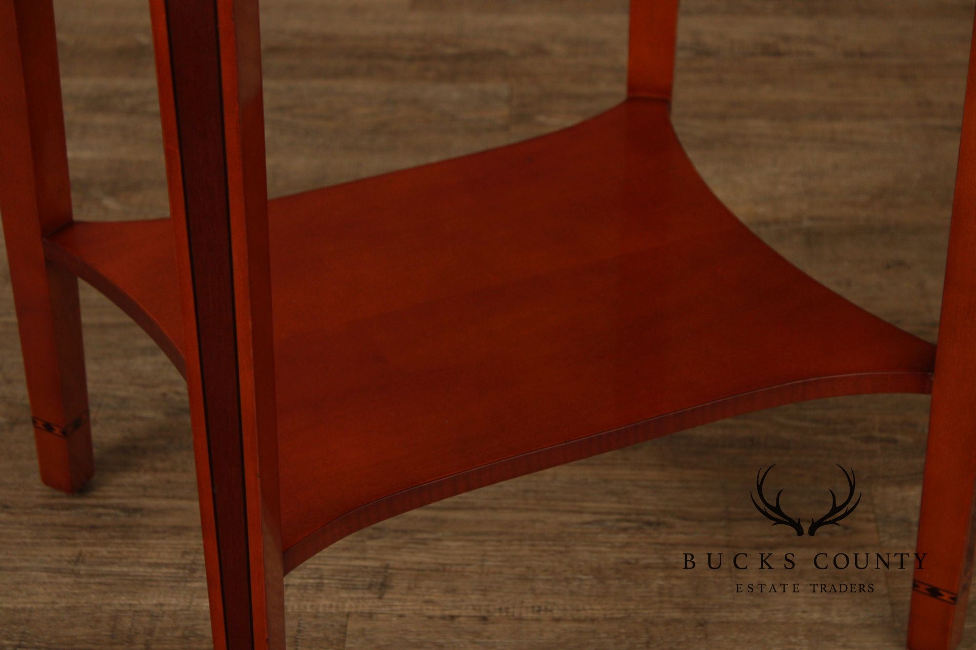 Kindel Federal Style Oval Inlaid End Table