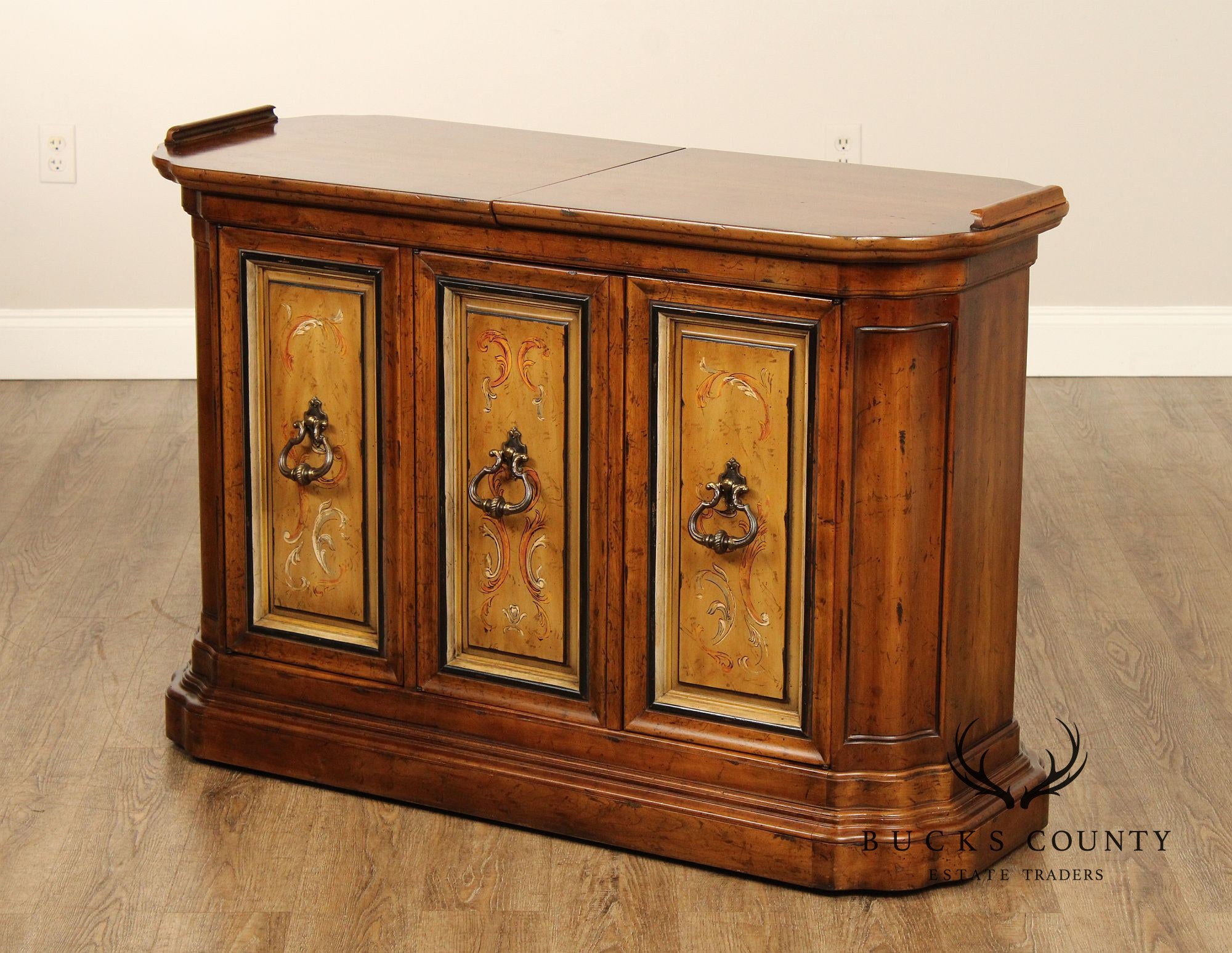 Heritage 'Grand Tour' Walnut Slide Top Server