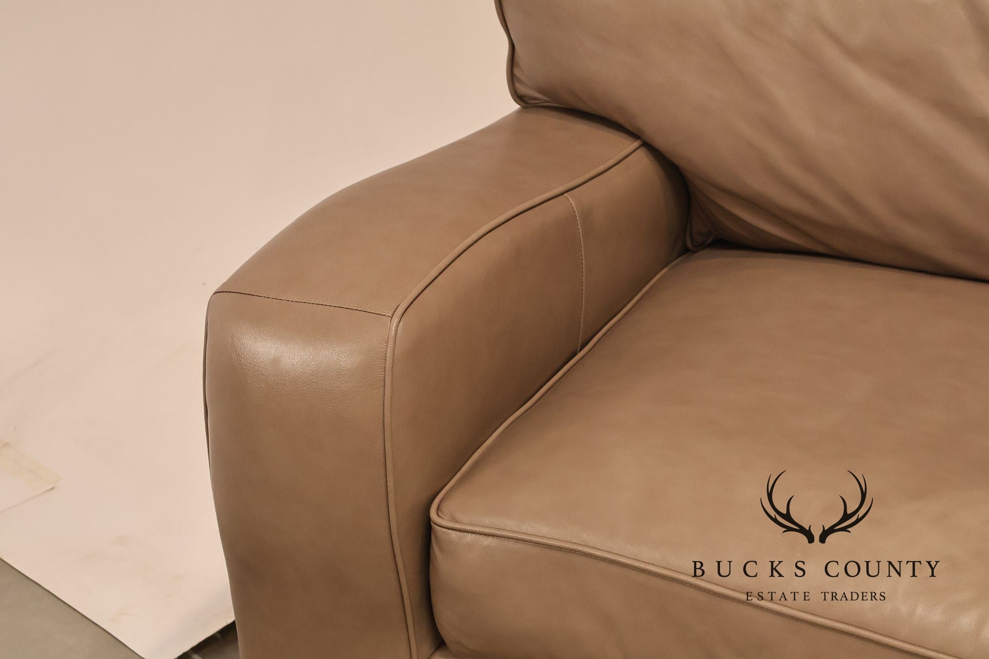 Century Furniture Leather Sectional Sofa