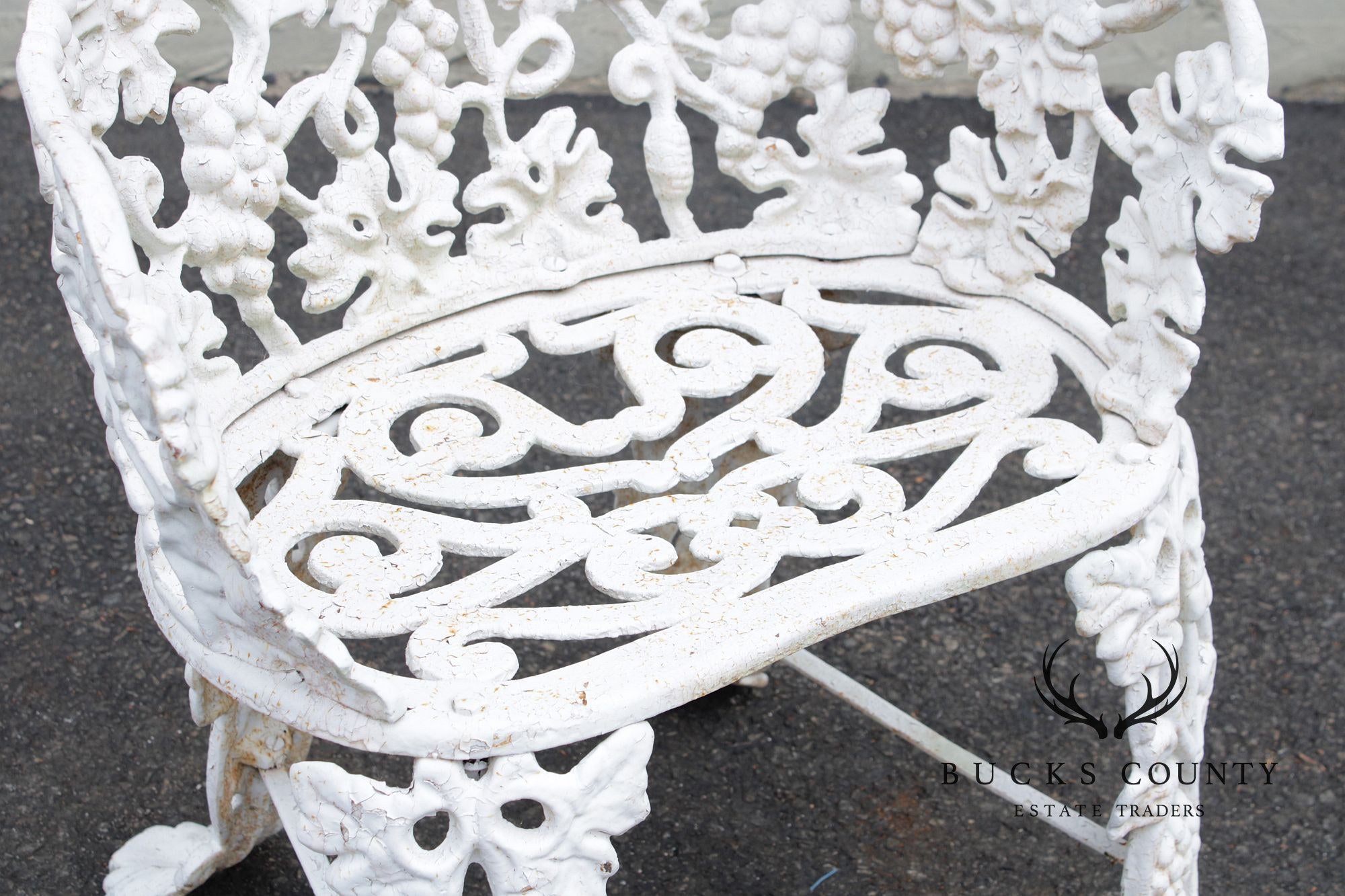 Victorian Style Three-Piece Cast Iron Garden Lounge Set