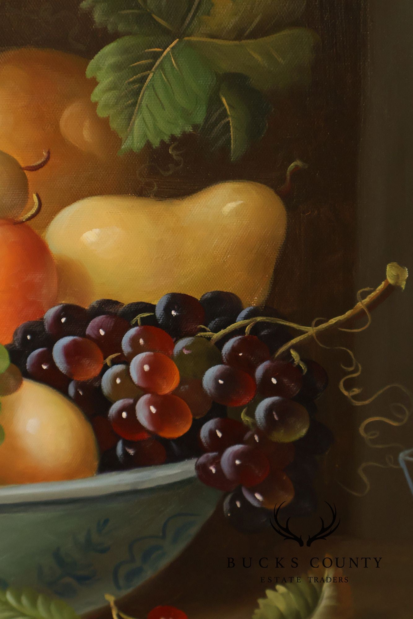 J. Abrams Still-Life Painting of Fruit