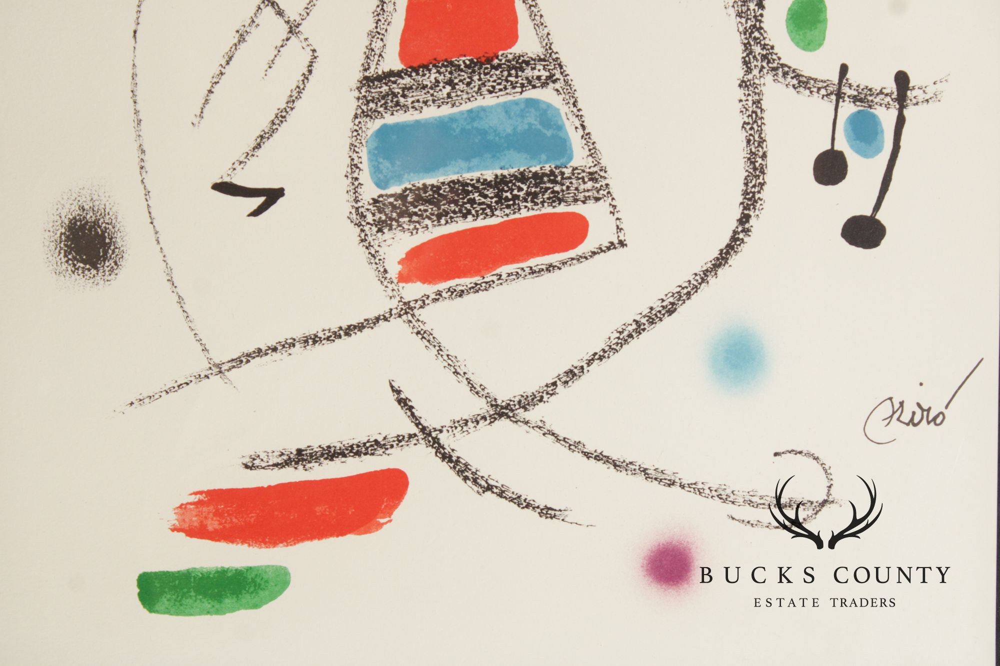 Joan Miró Framed Lithograph, 'Maravillas 8'