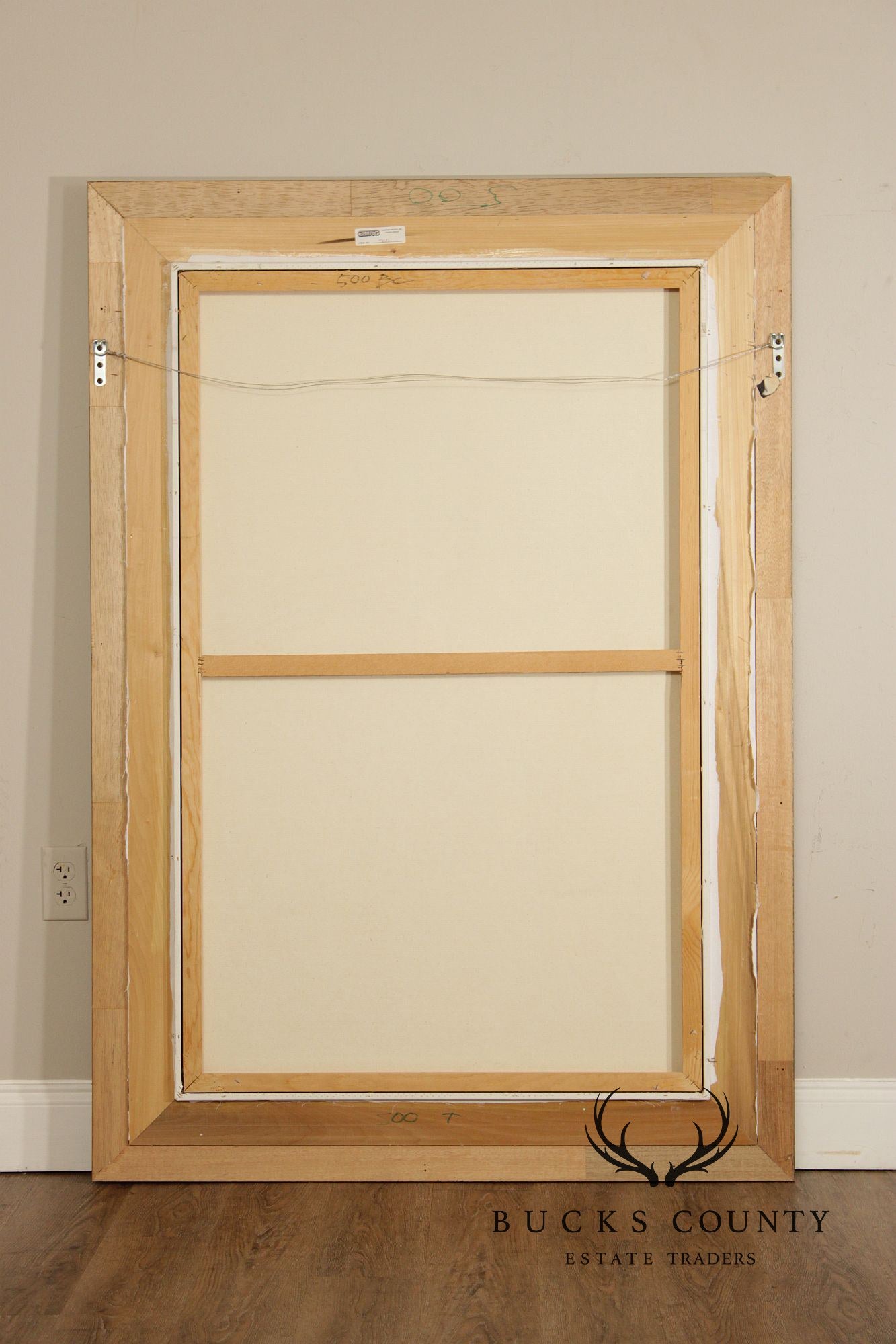 C. Williams Large Framed Oil Painting, White Shirts