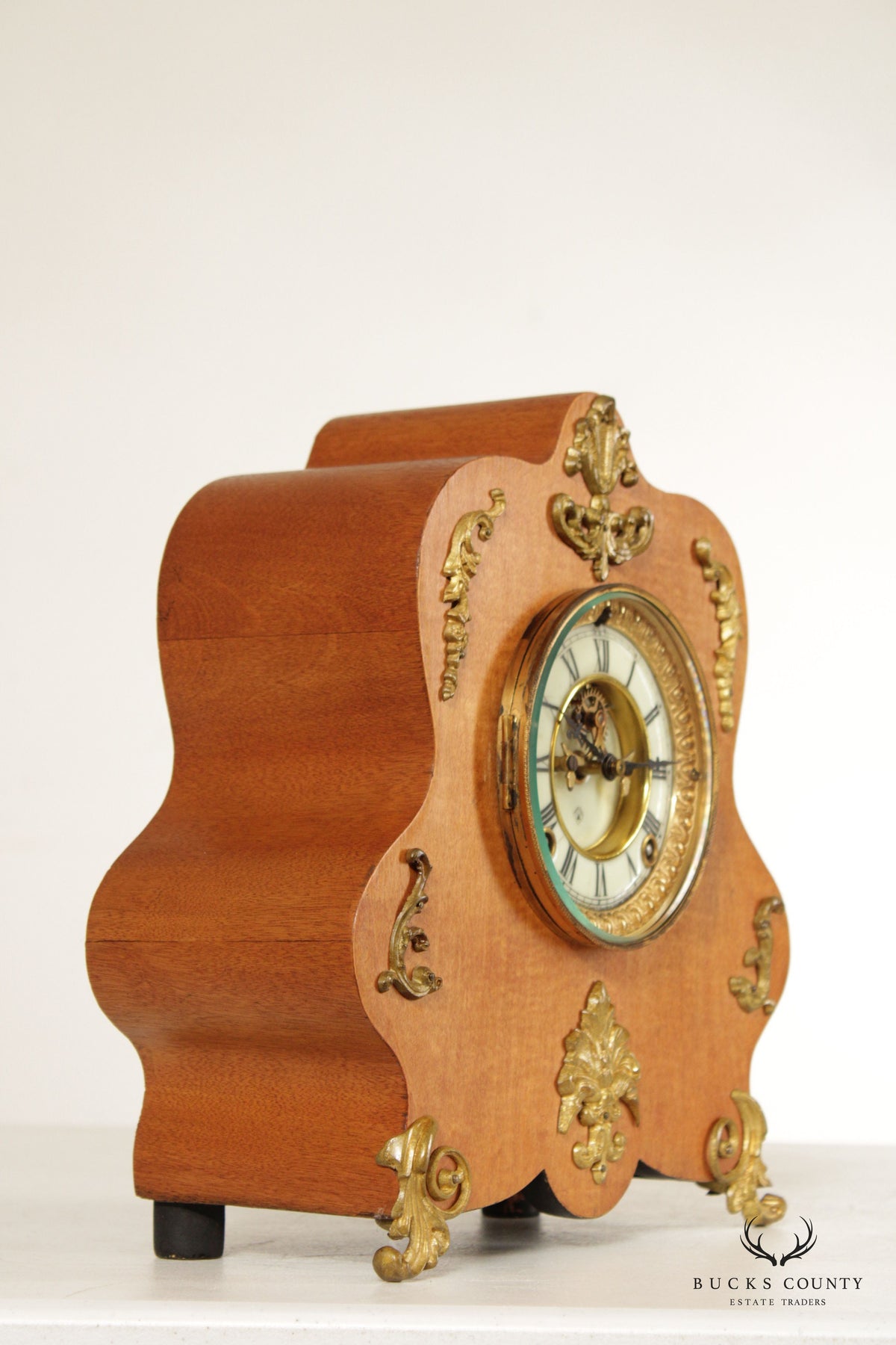 Ansonia French Art Nouveau Style Mantel Clock