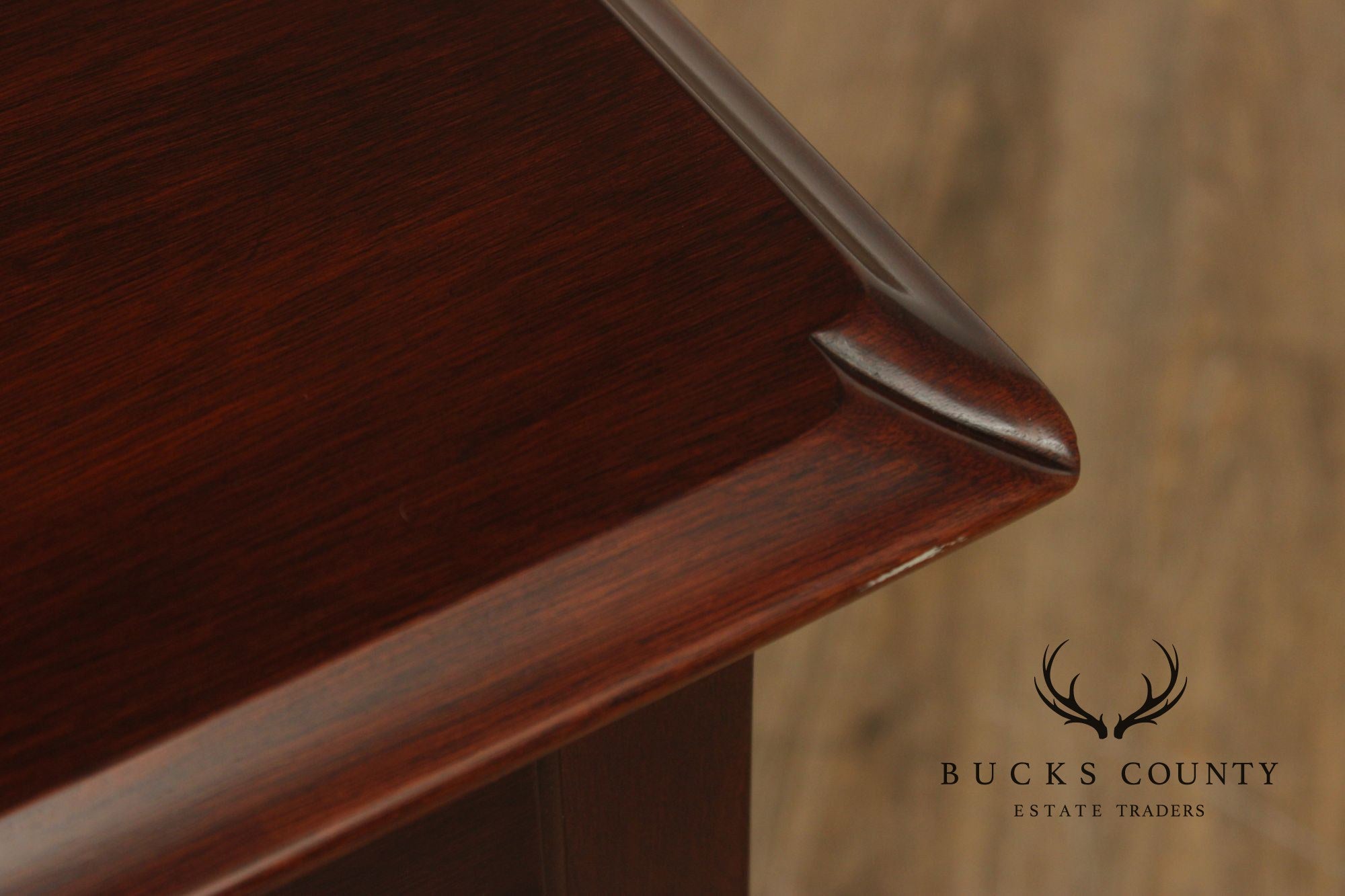 Henkel Harris Queen Anne Style Mahogany Lowboy