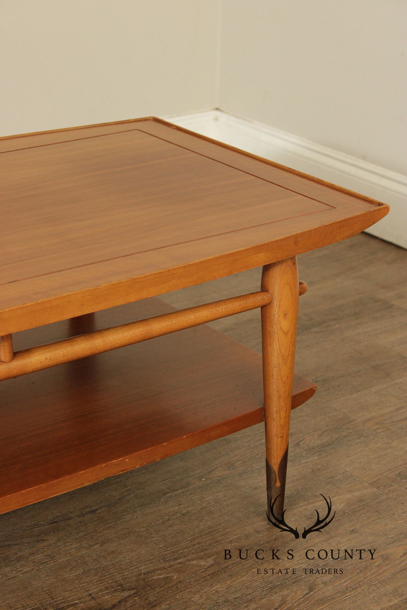 Lane Copenhagen Mid Century Modern Walnut Coffee Table