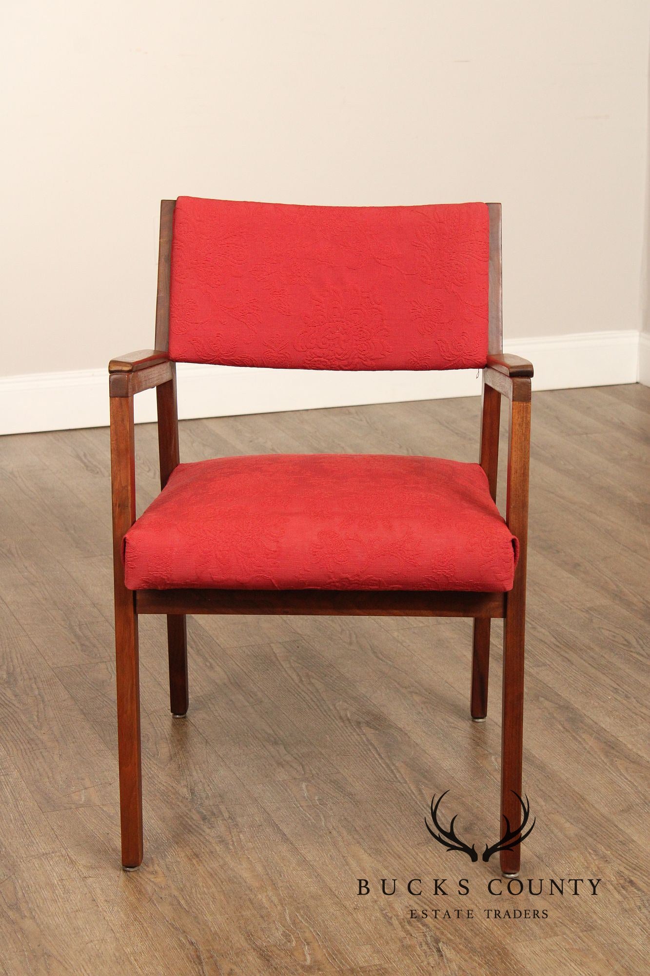 Alma Desk Company Mid Century Modern Walnut Armchair