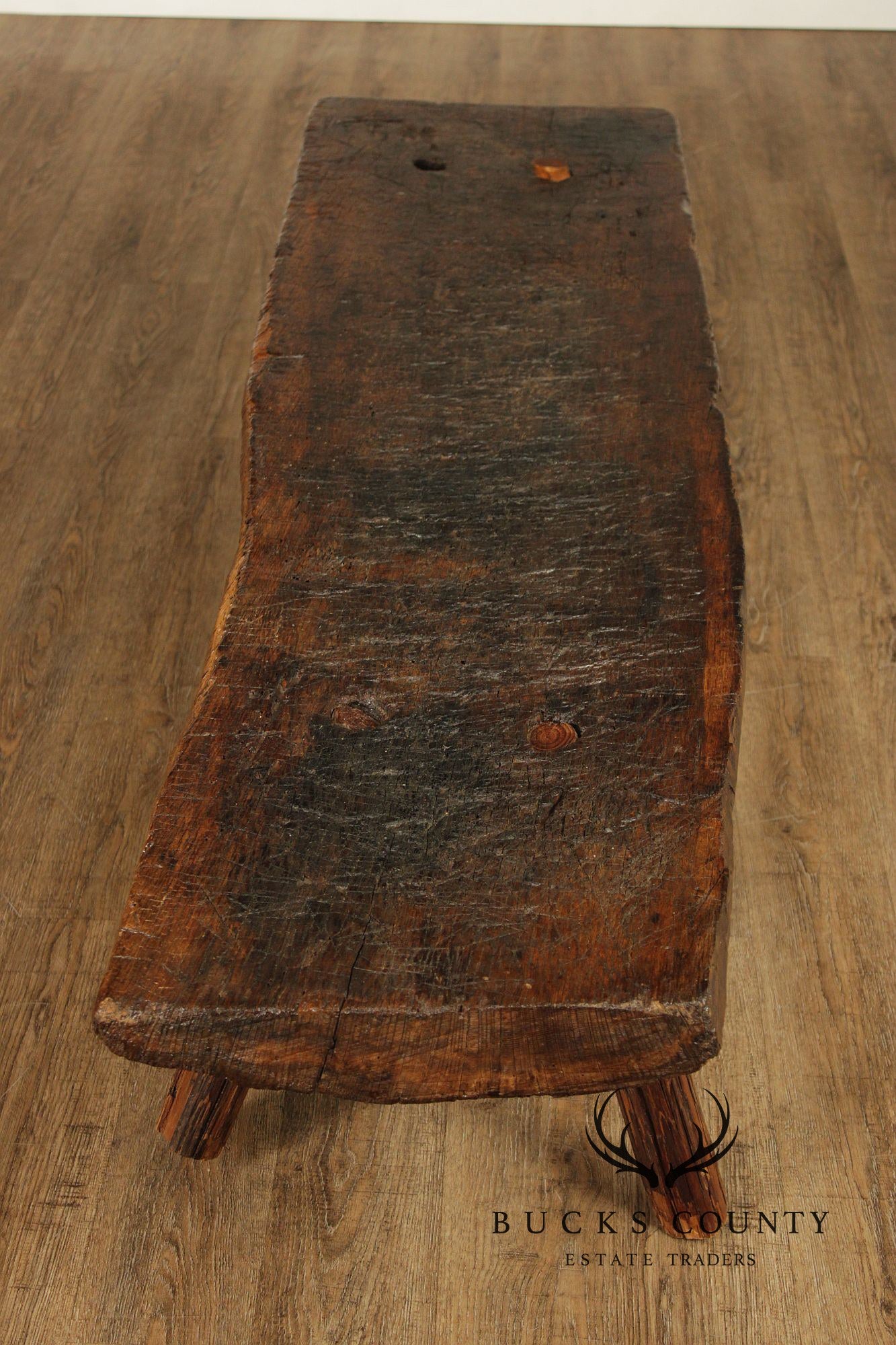 Antique Rustic Long Pig Bench