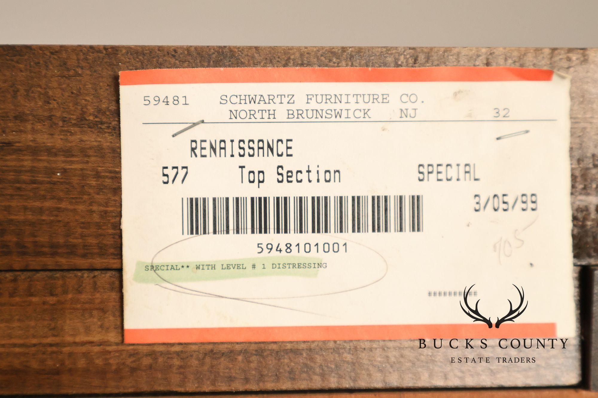 Harden Chippendale Style Cherry Library Bookcase