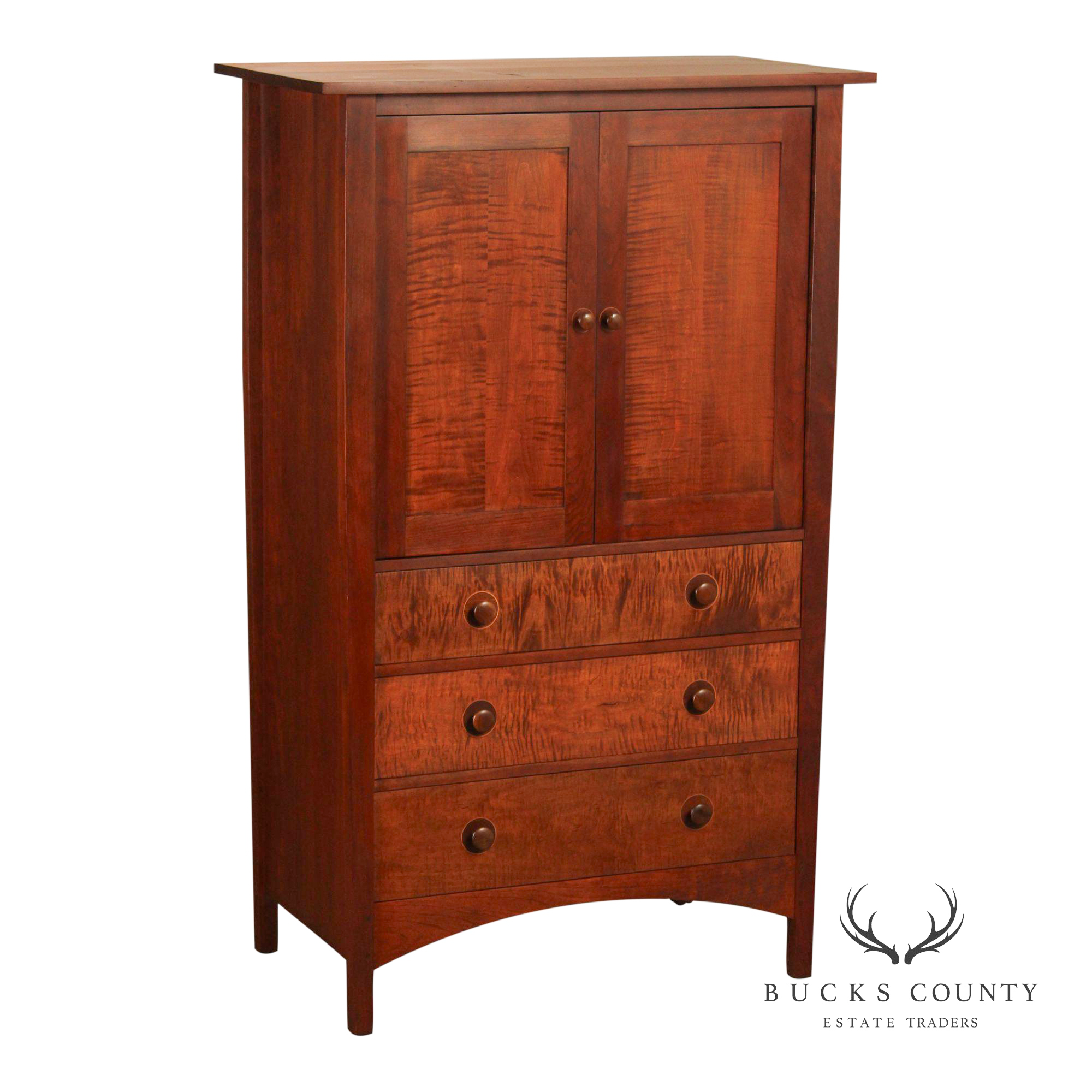 Stickley Mission Collection Harvey Ellis Cherry Door Chest