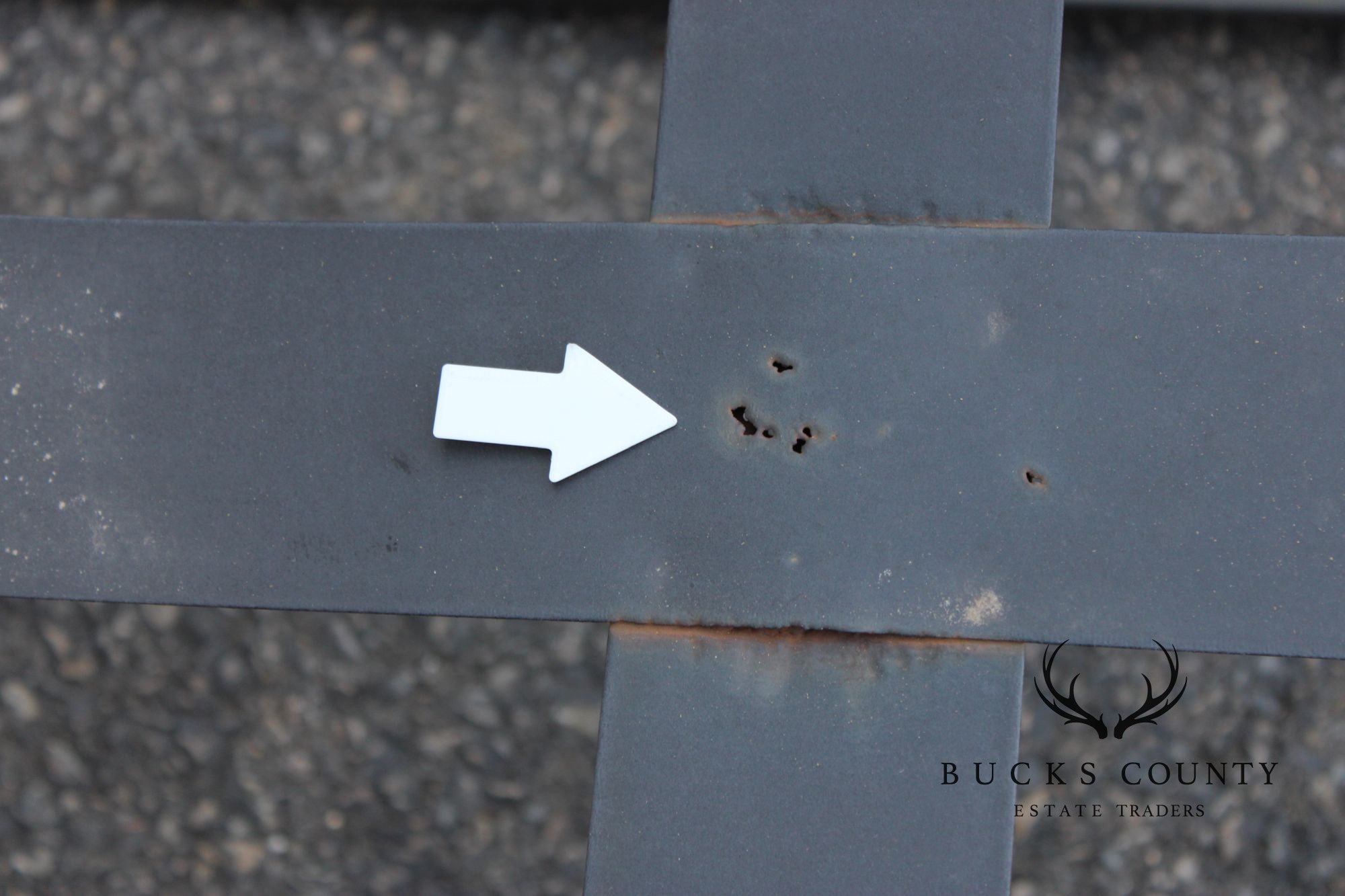 Vintage Outdoor Patio Wrought Iron Rocker