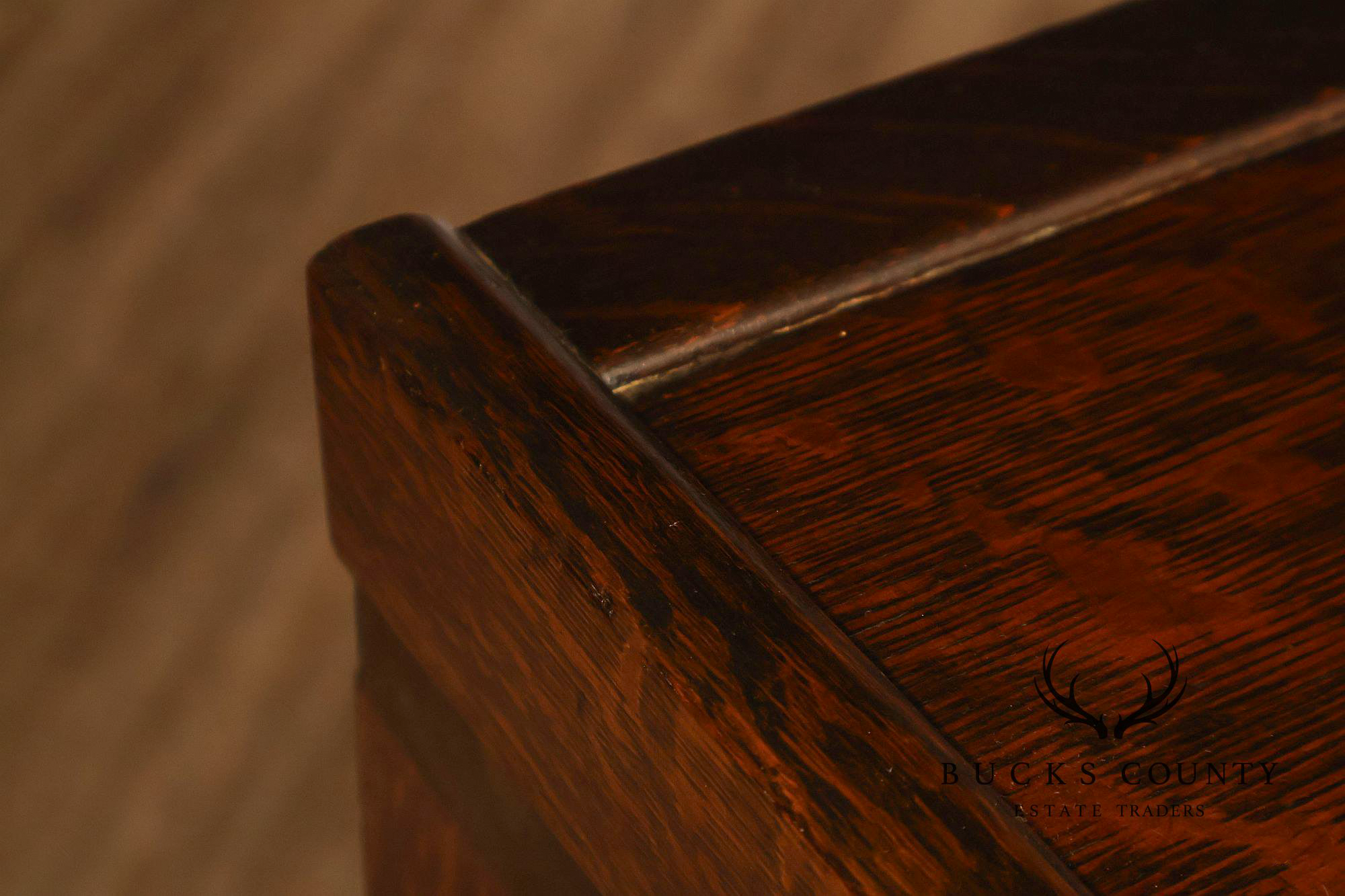 Globe Wernicke Antique Oak Four-Section Barrister Bookcase