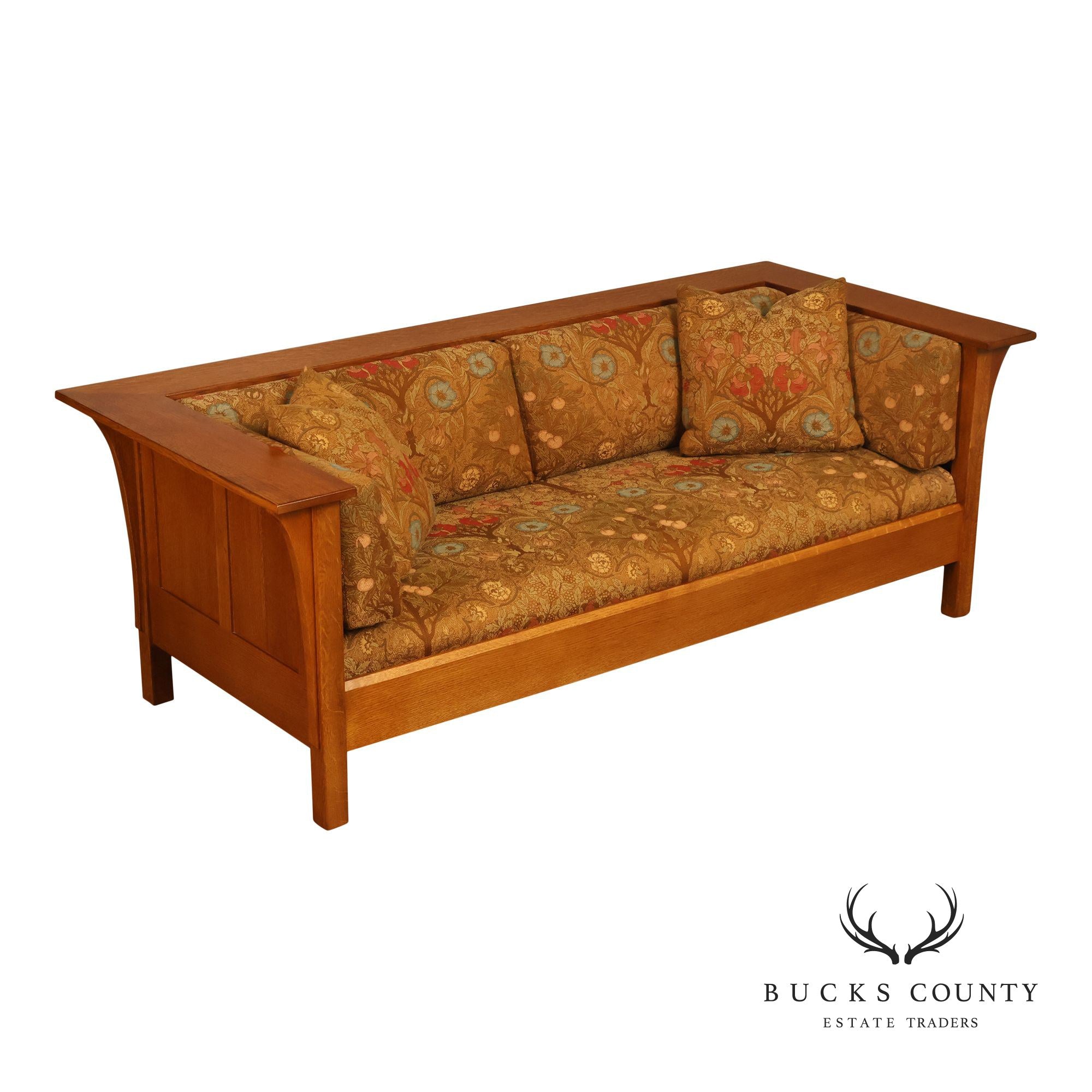 Stickley Mission Collection Oak Prairie Settle