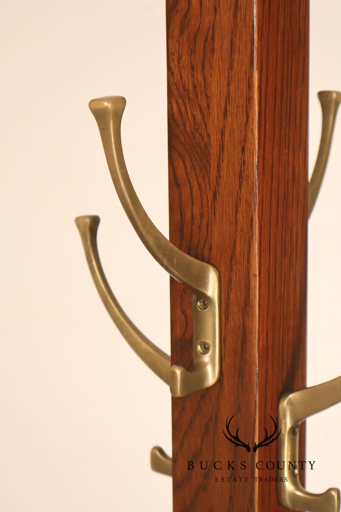 Stickley Mission Oak Hall Tree Coat Rack