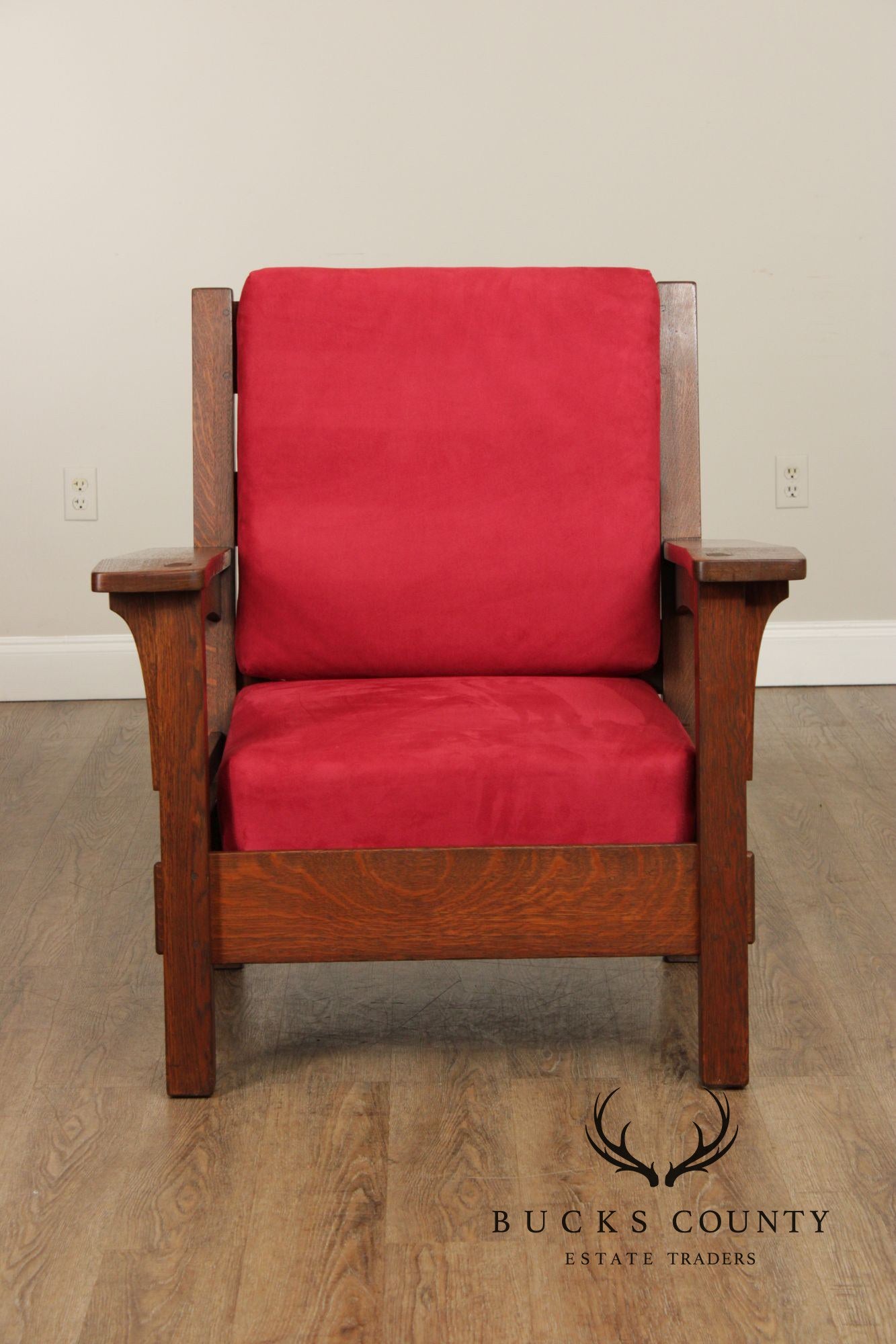 Charles Stickley Antique Mission Oak Armchair