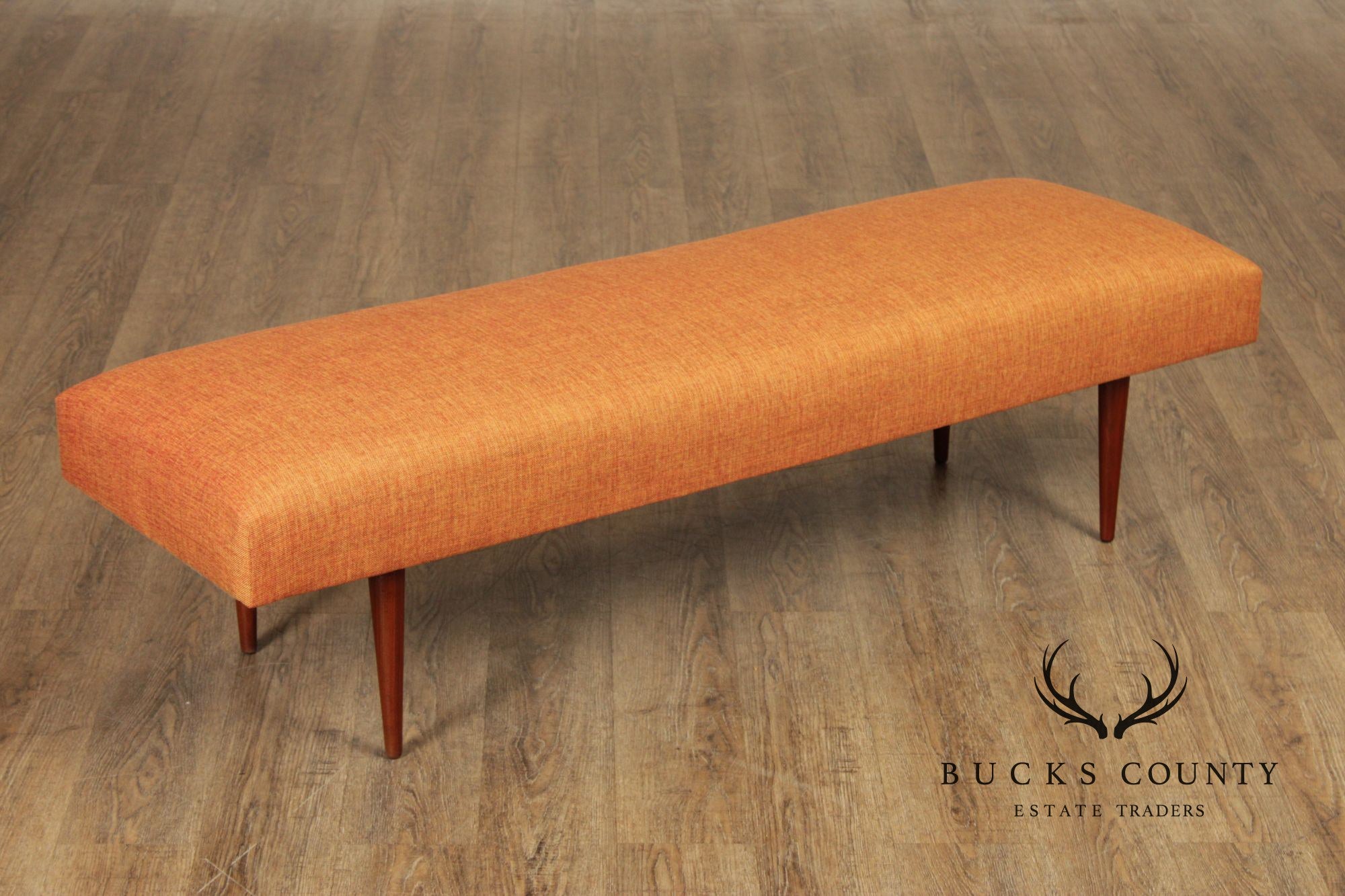 Mid Century Modern Upholstered Window Bench