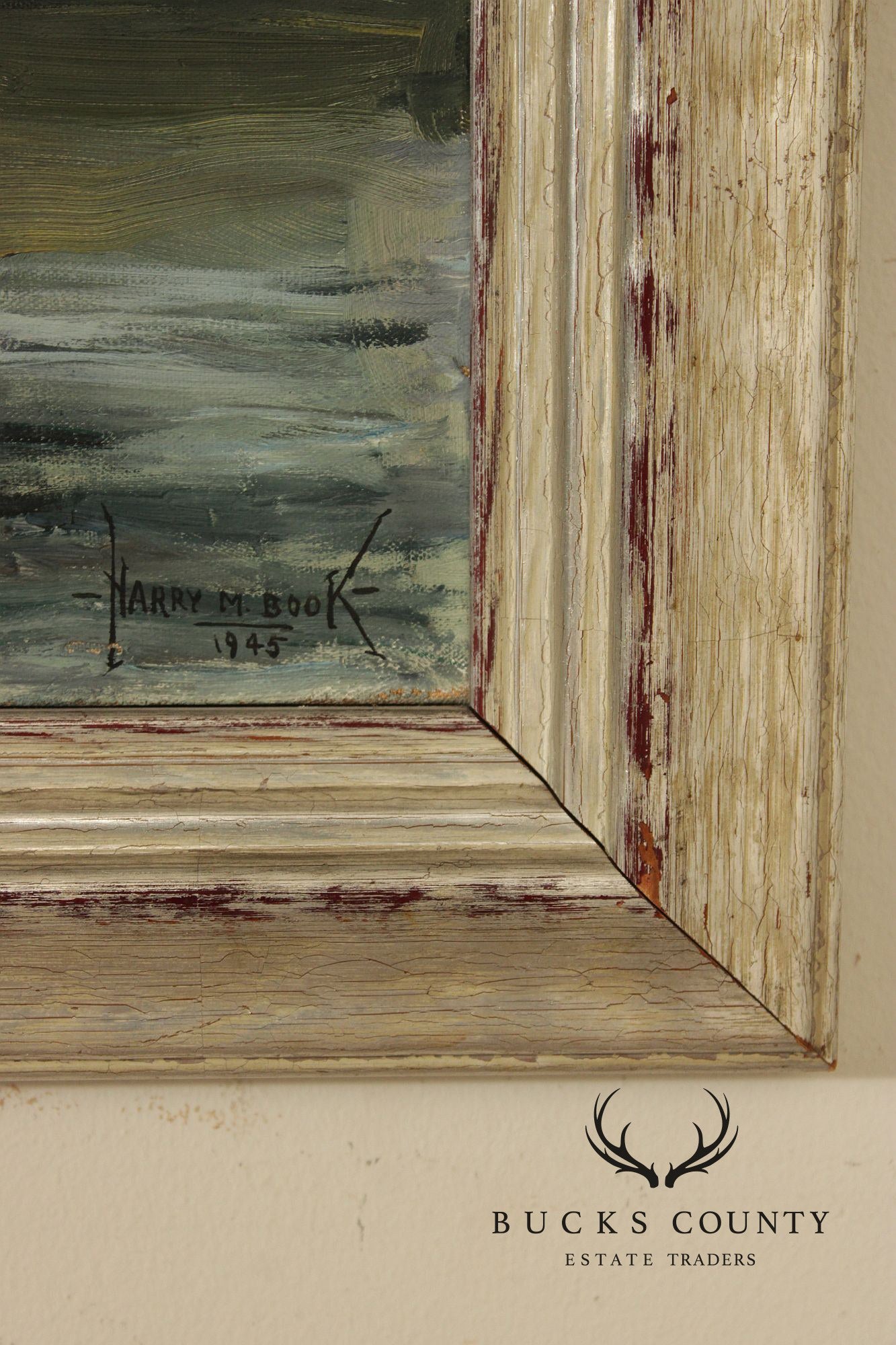 Harry Martin Book Pennsylvania Impressionist Oil Painting, Mill Pond