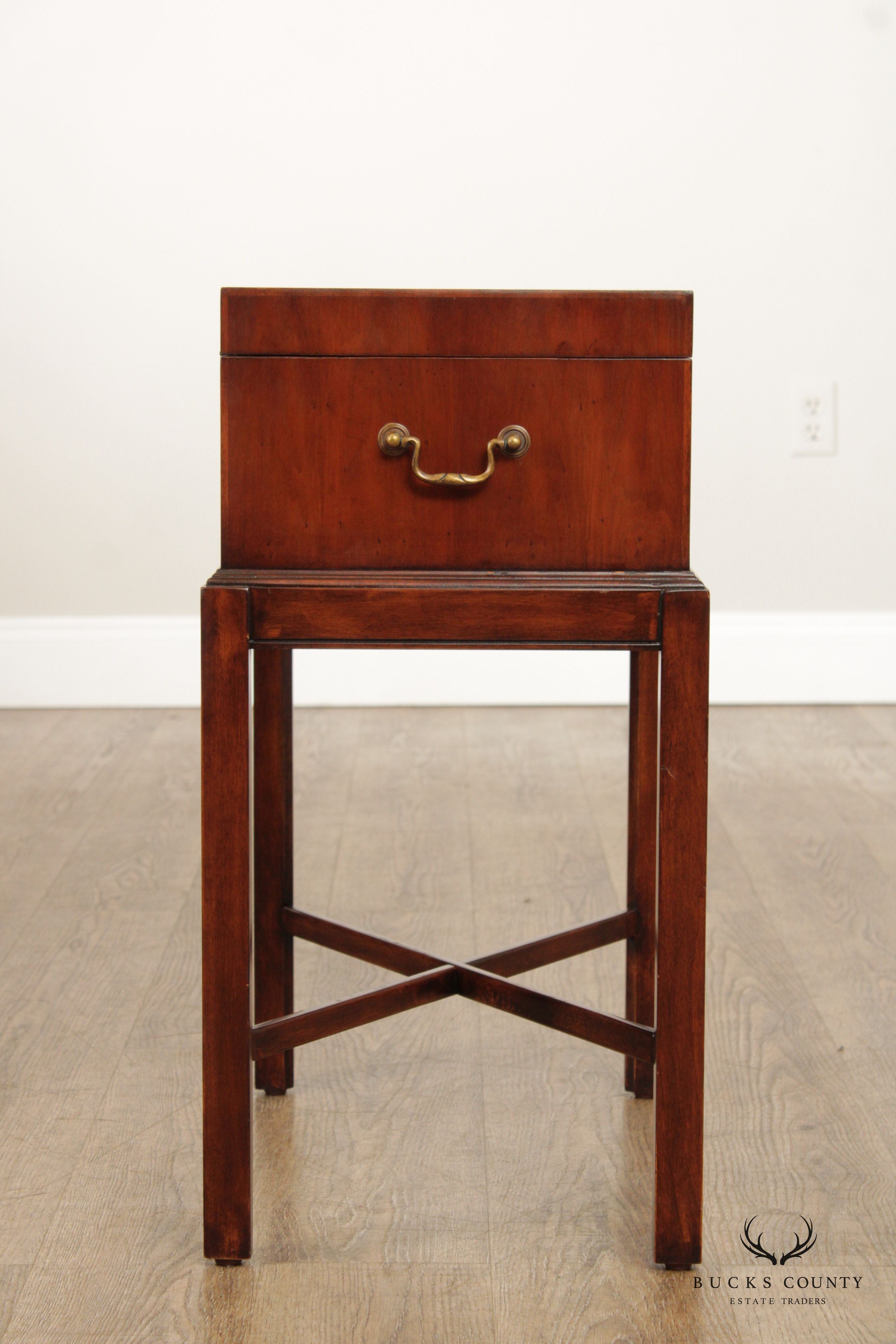 Ethan Allen Chippendale Style Box on Stand