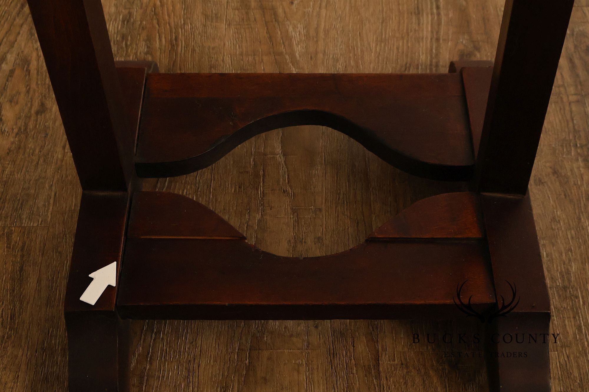 Antique Mission Style Double Sided Coat Rack