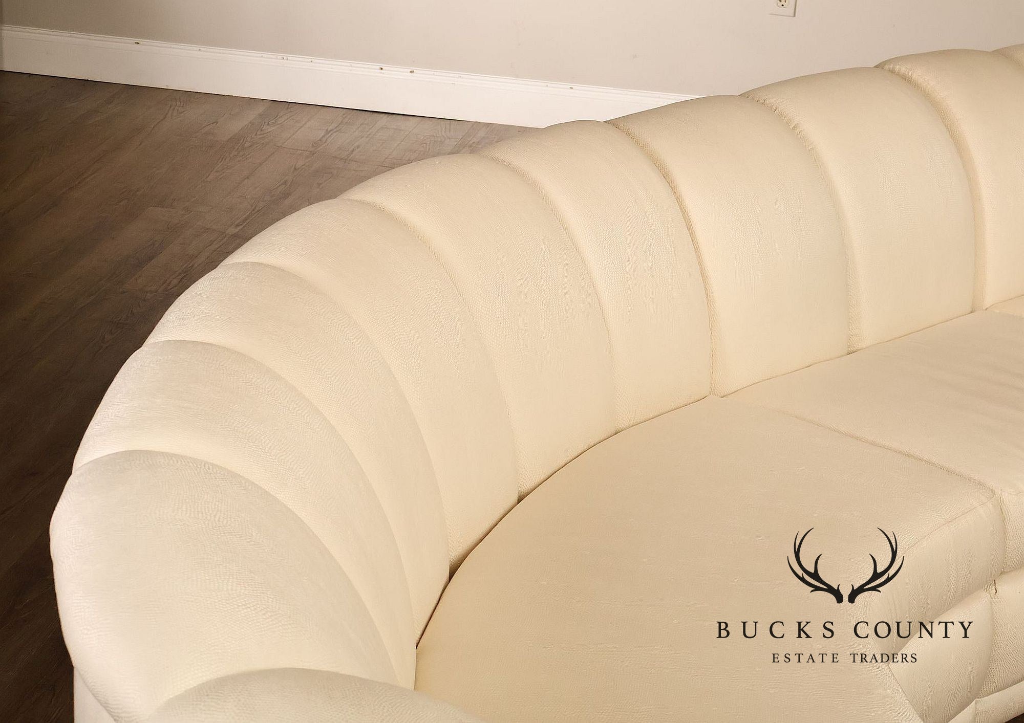 Thayer Coggin Post Modern Curved Sectional Sofa