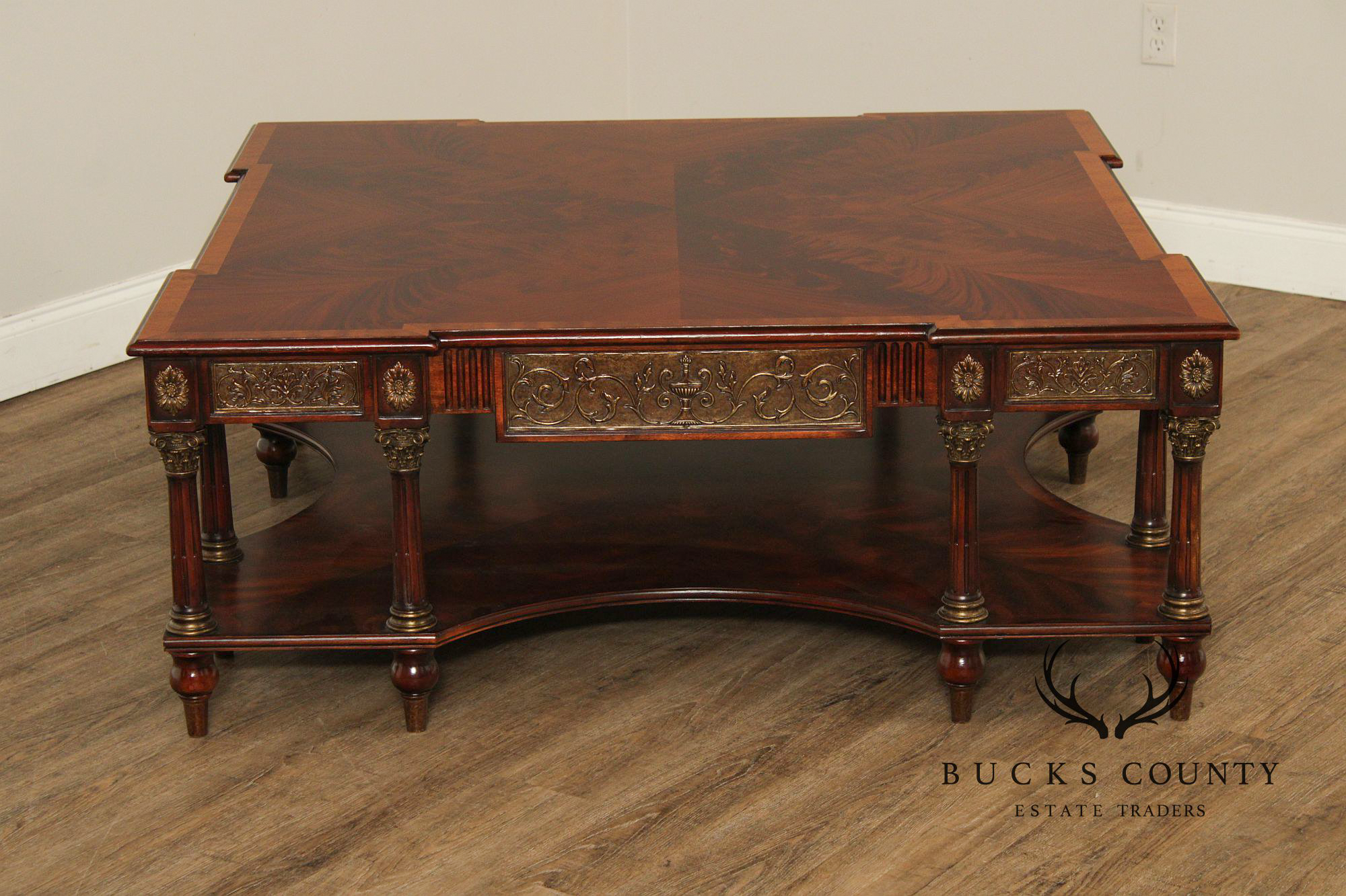 Theodore Alexander 'Classical Gathering' Mahogany Coffee Table