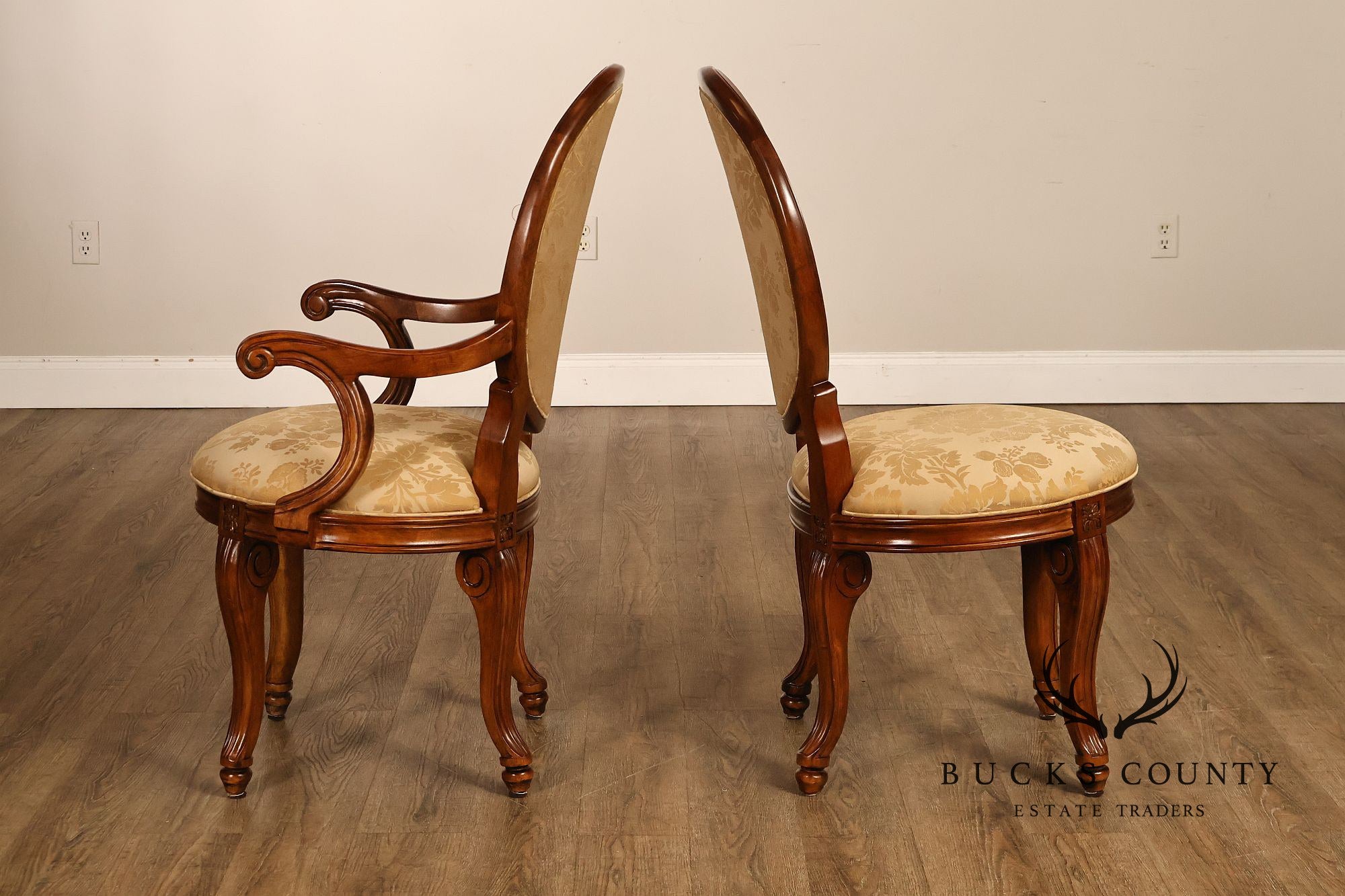 Century Furniture Italian Rococo Style Set of Ten 'St. James' Dining Chairs
