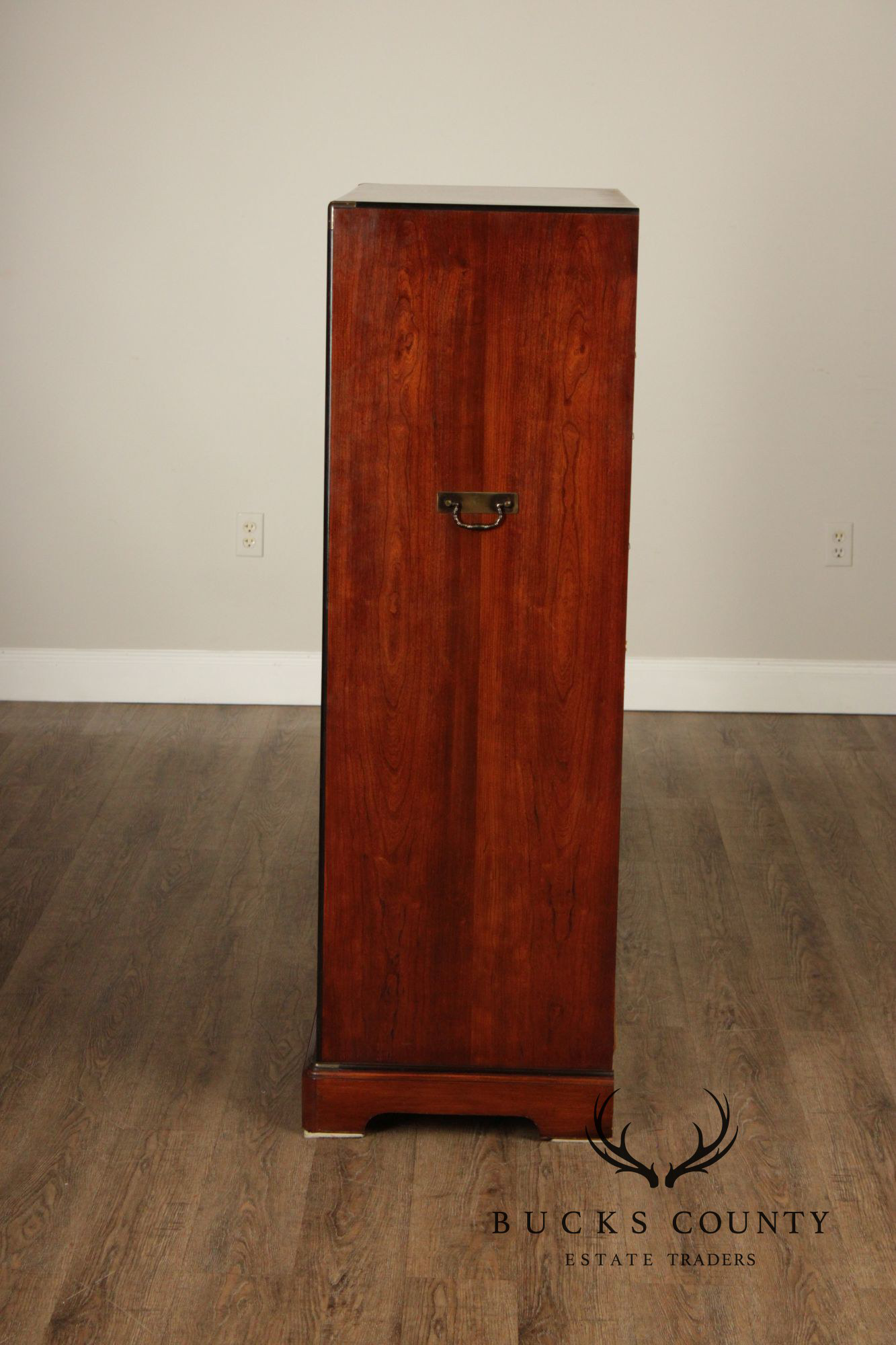 National Mt. Airy Campaign Style Tall Chest