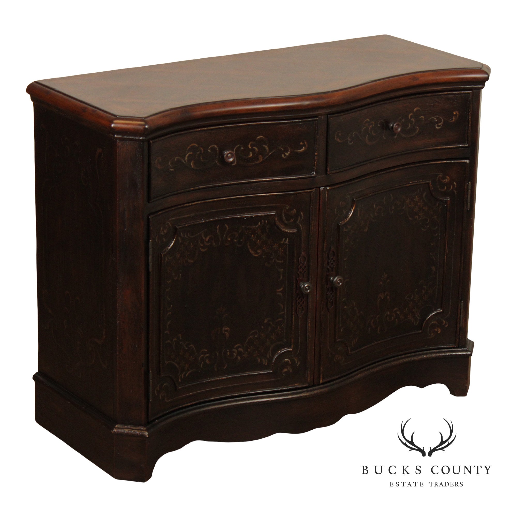 Hooker Furniture 'Seven Seas' Paint Decorated Server