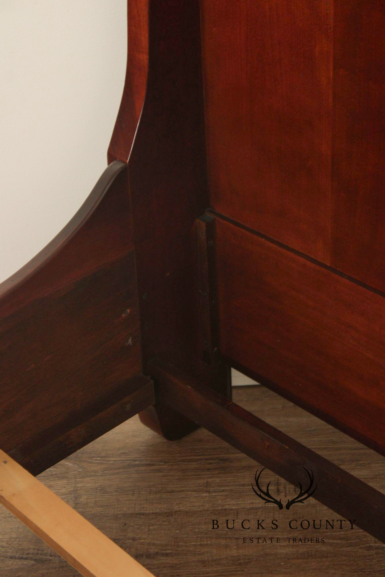 Louis Philippe Style Cherry King Sleigh Bed