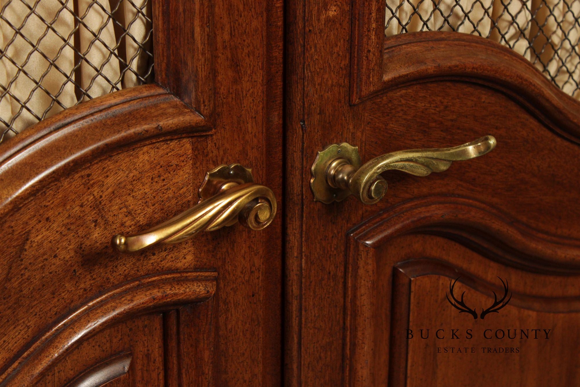 John Stuart French Louis XVI Style Pair of Vintage Armoires