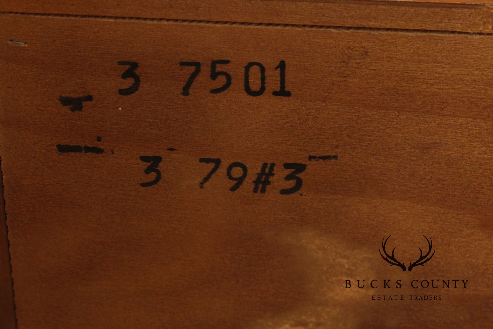 Henredon Campaign Style Oak Triple Dresser
