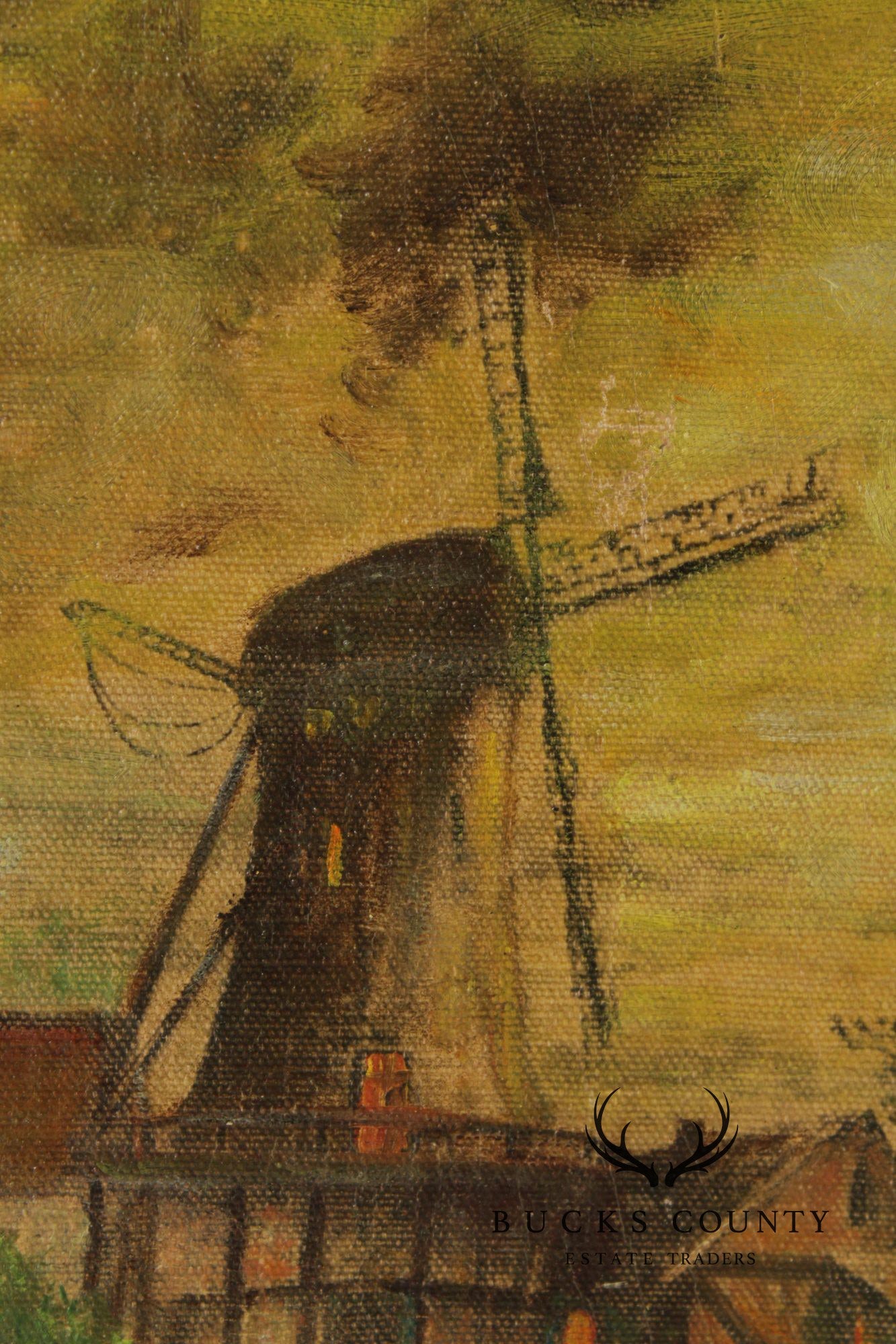 After Eugen Von Ottenfeld Painting, 'Raining Moonbeans