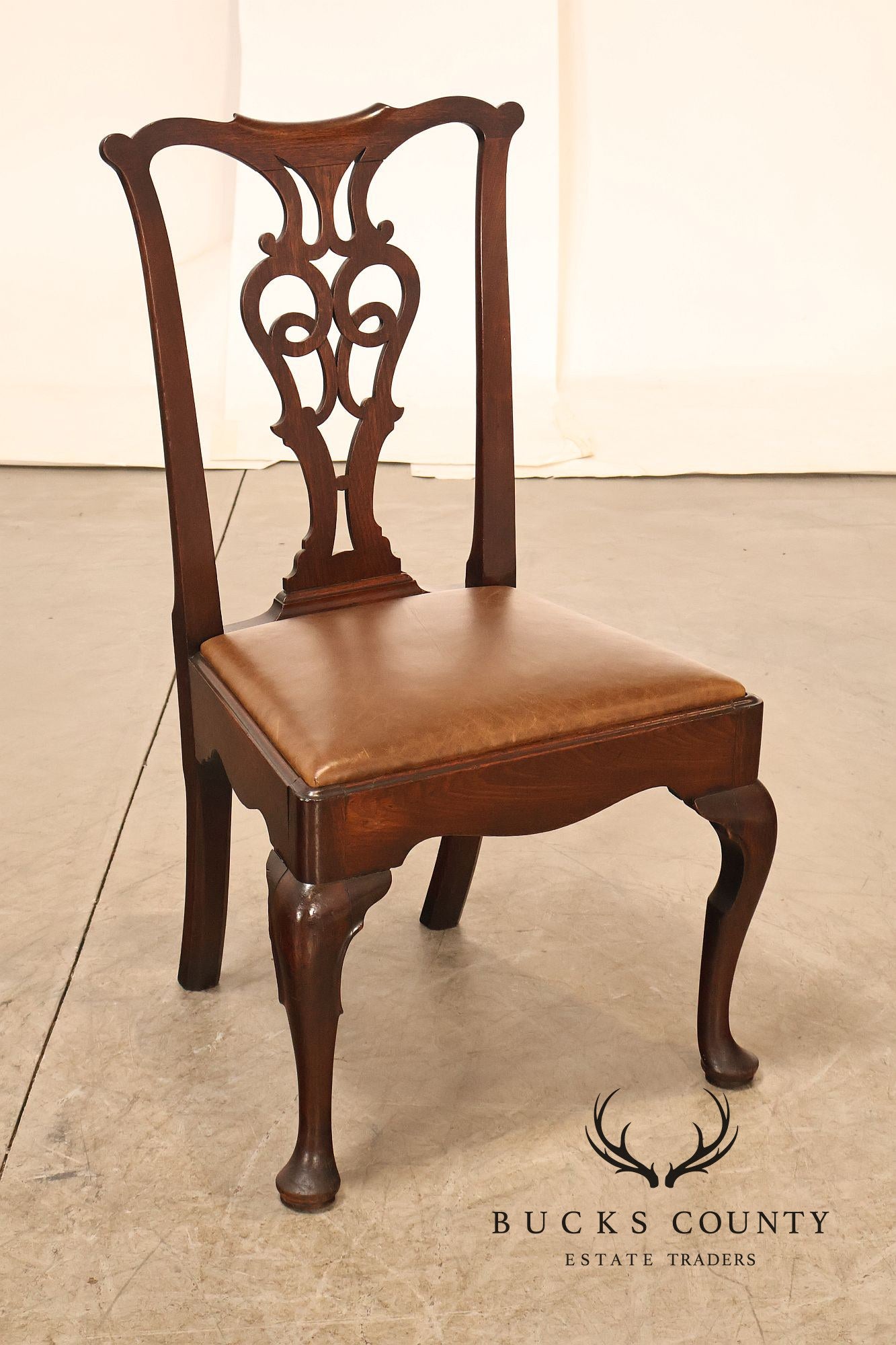 Georgie III Style Antique Set of Six Mahogany Dining chairs