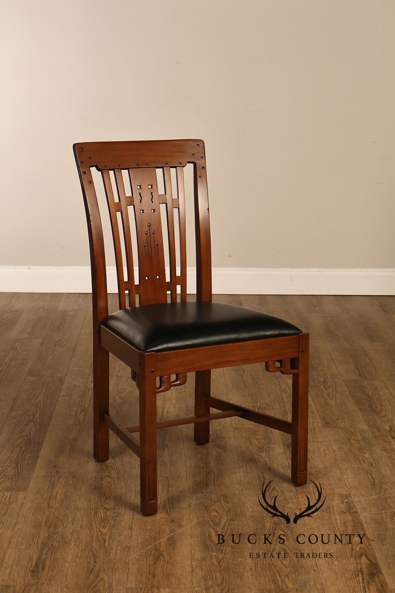 Stickley Pasadena Bungalow Blacker House Set Of Six Mahogany Dining Chairs