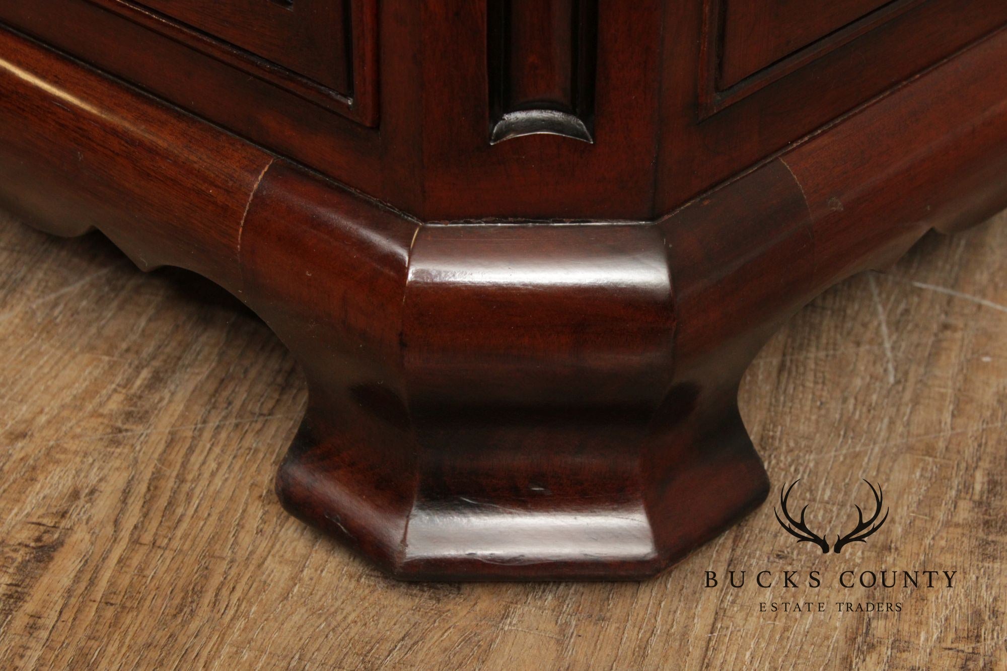 French Country Style Mahogany Armoire or Tall Chest