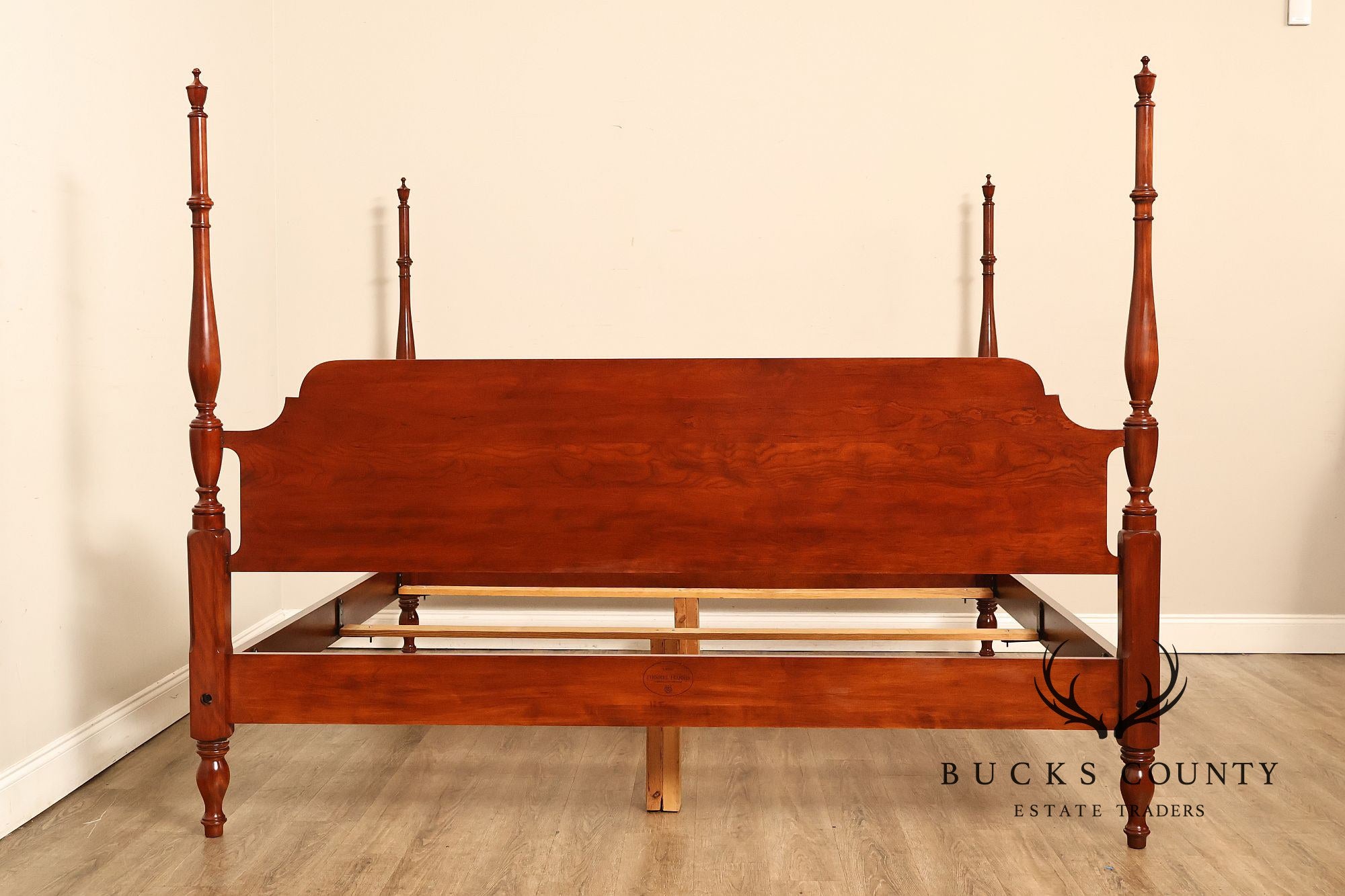 Henkel Harris Solid Cherry King Four Poster Bed