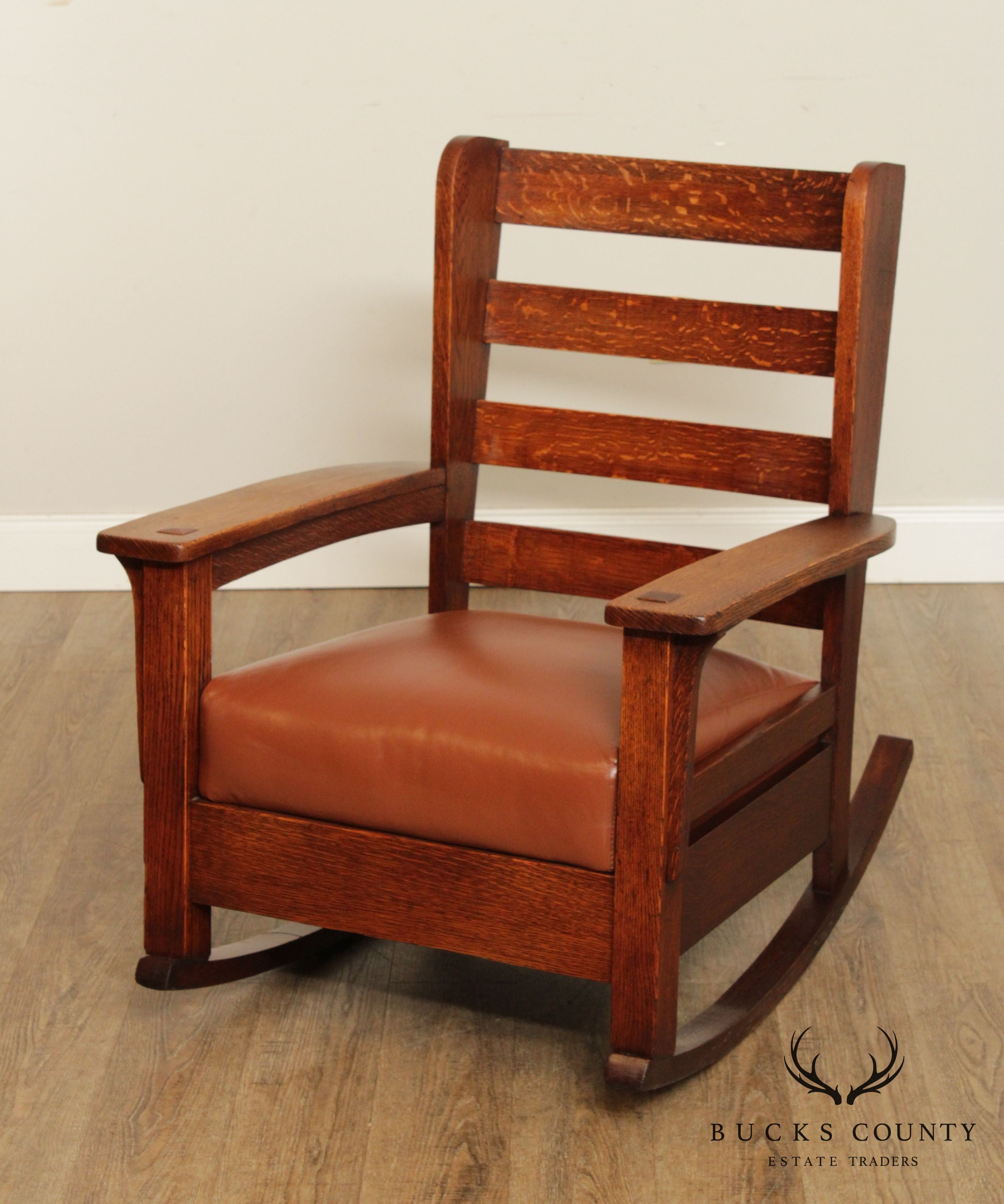 Lifetime Antique Mission Style Tiger Oak Rocker