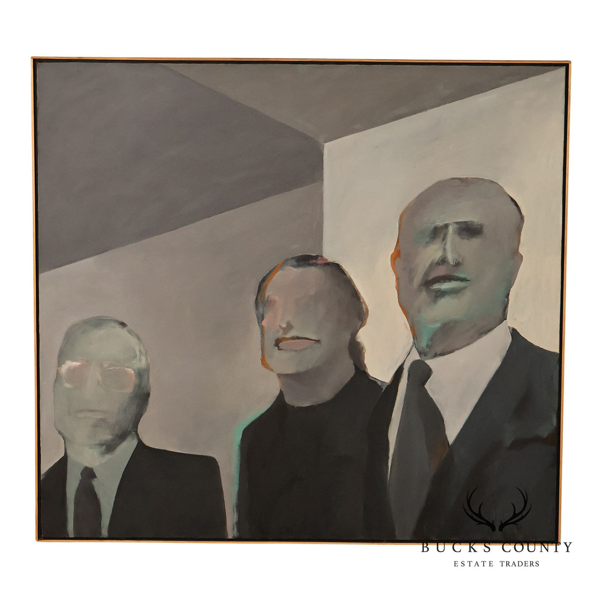Anne Cooper Dobbins Oil Painting, 'Triumverate'
